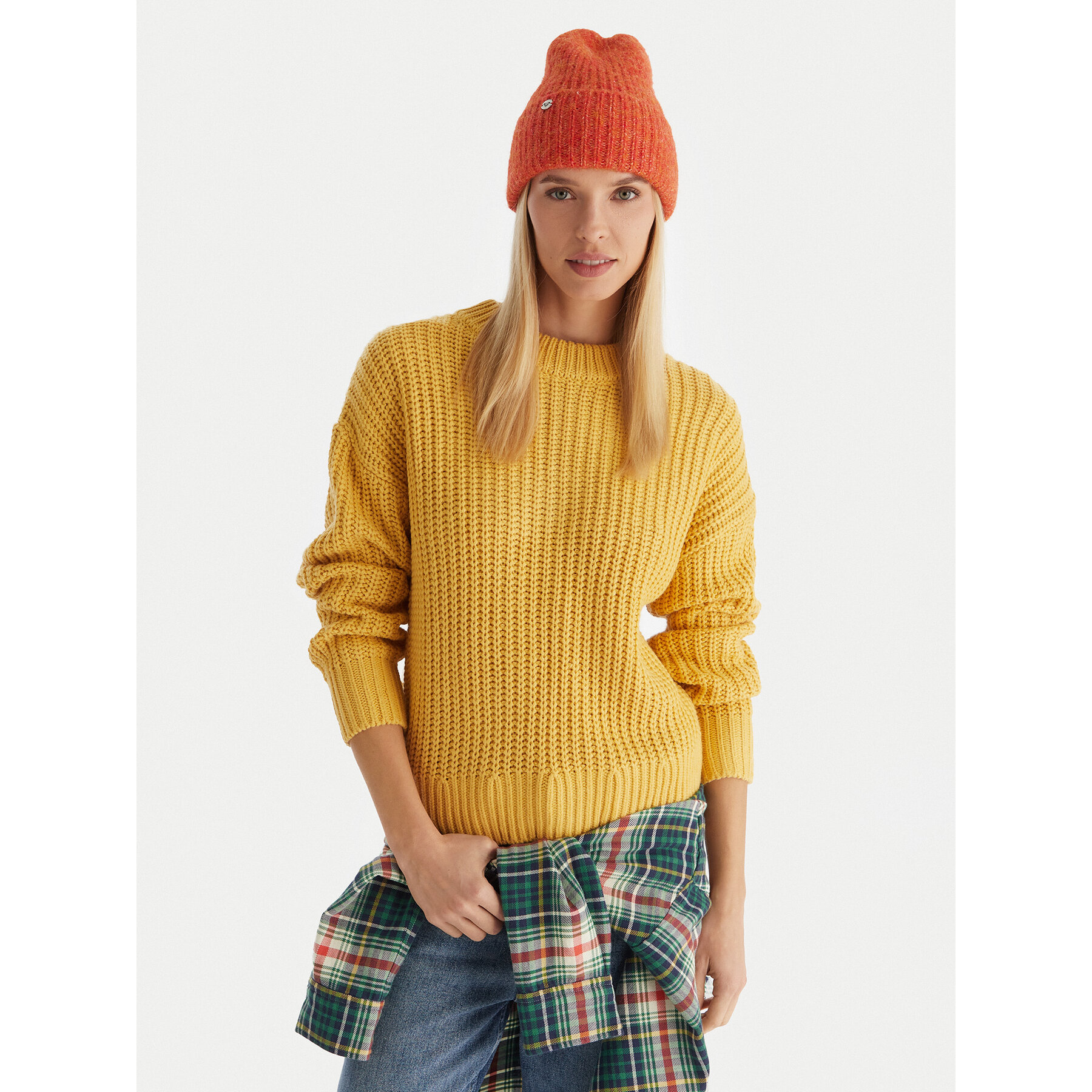 Roxy Pullover Coming Home ERJSW03666 Gelb Regular Fit