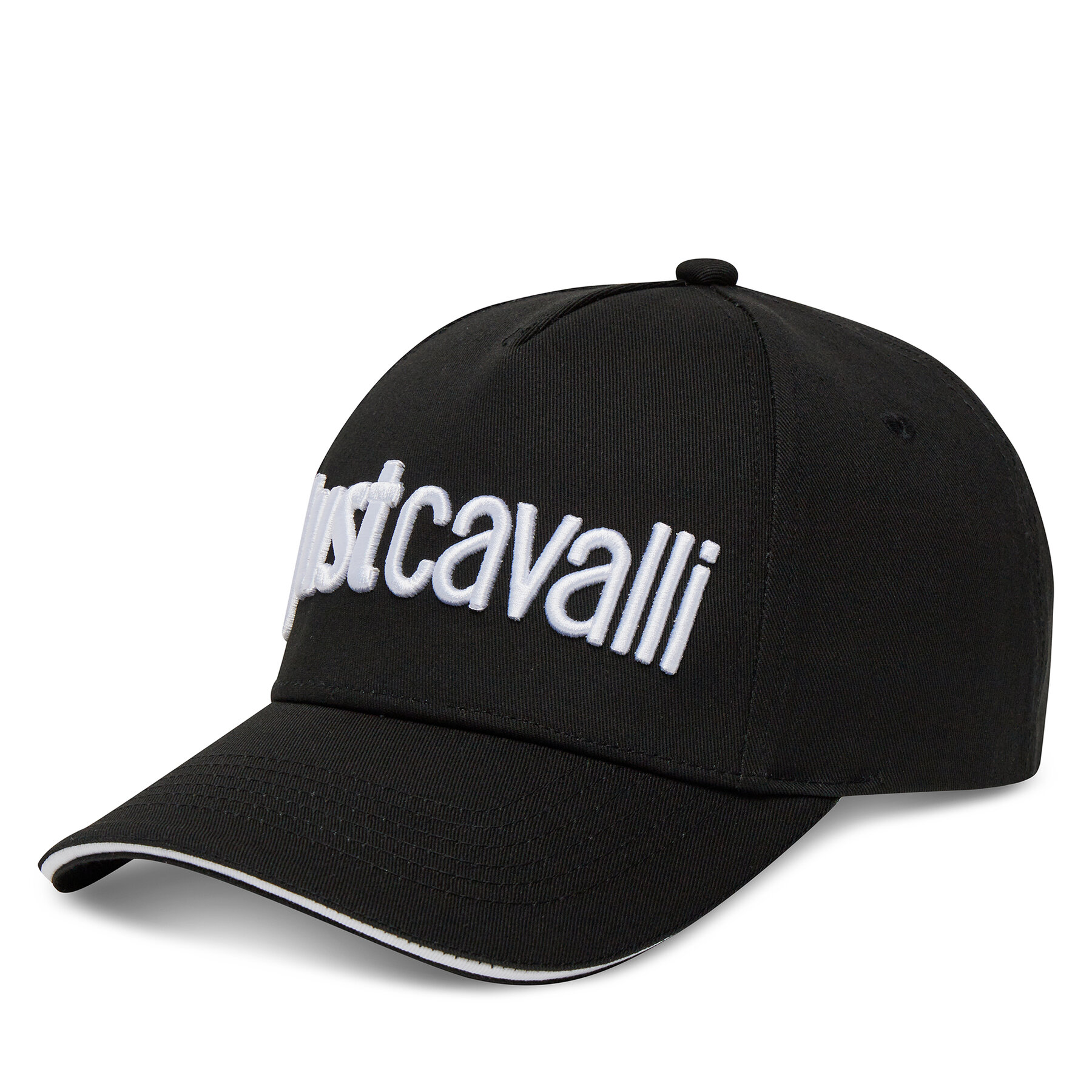 Шапка с козирка Just Cavalli 78RAZK30 ZG192 Черен