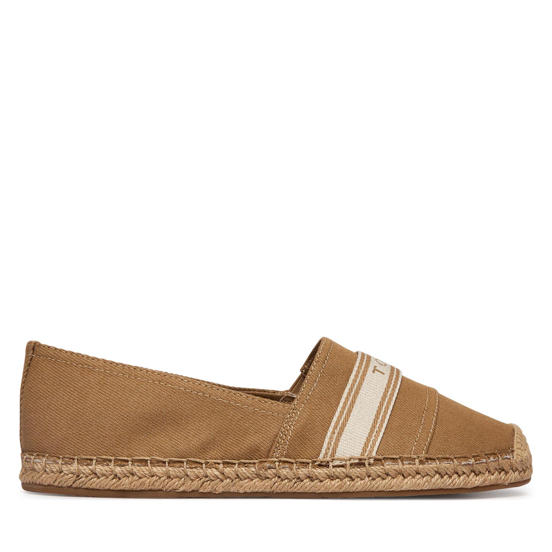 Espadrilky Tommy Hilfiger Hilfiger Webbing Espadrille FW0FW09334 Hnedá