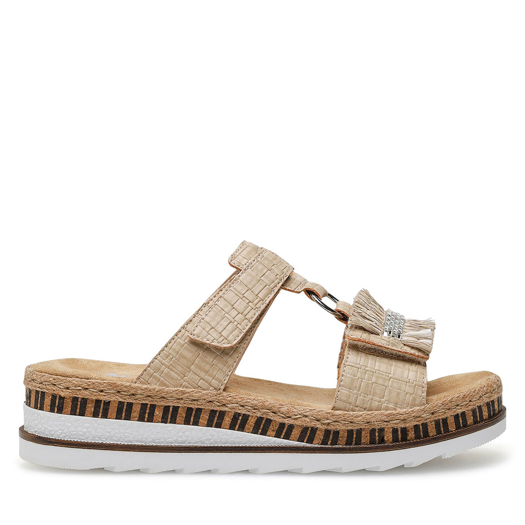 Sandaler och Slip-ons Rieker V79K8-60 Beige