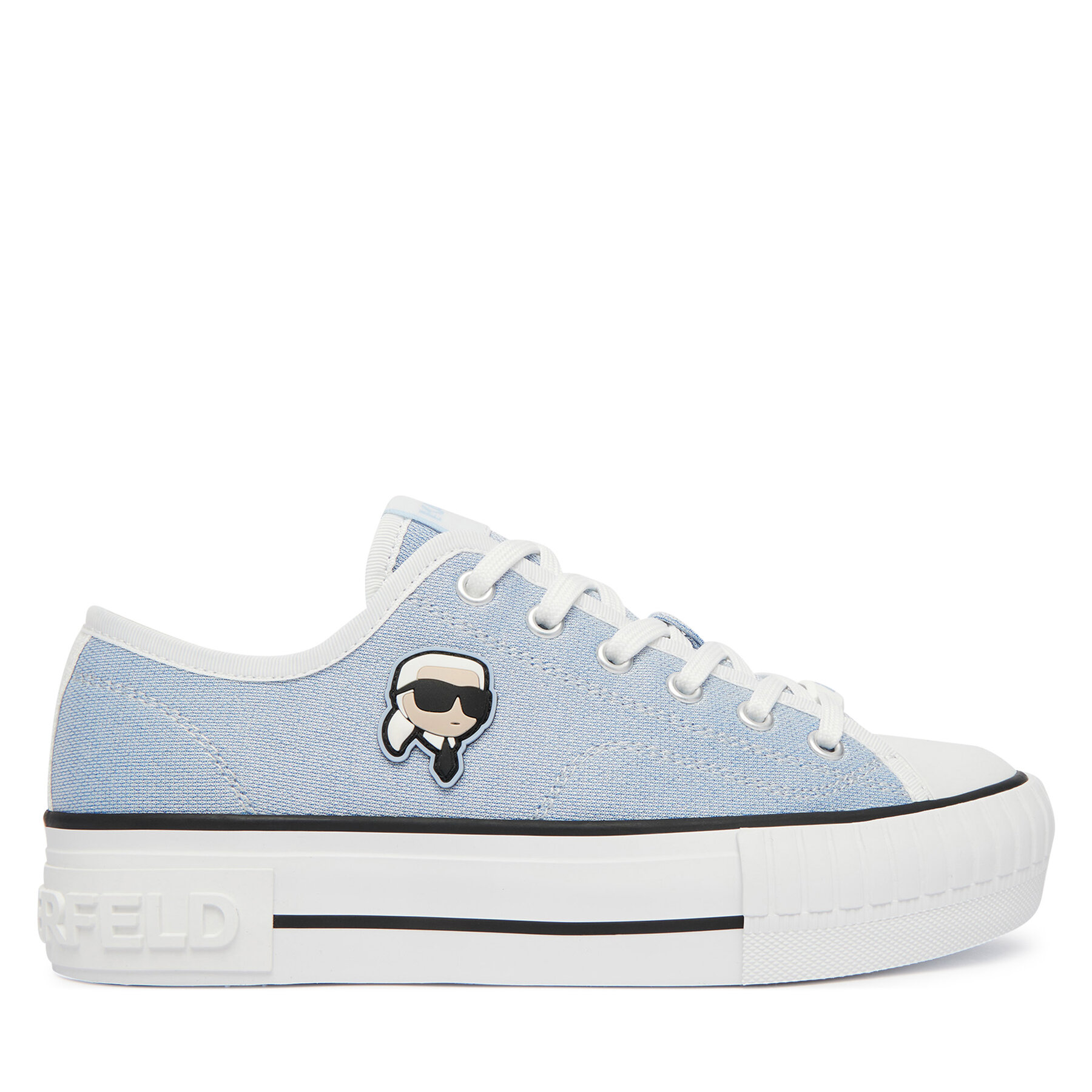 Plátenky KARL LAGERFELD Kampus Max NFT KL60424G Modrá