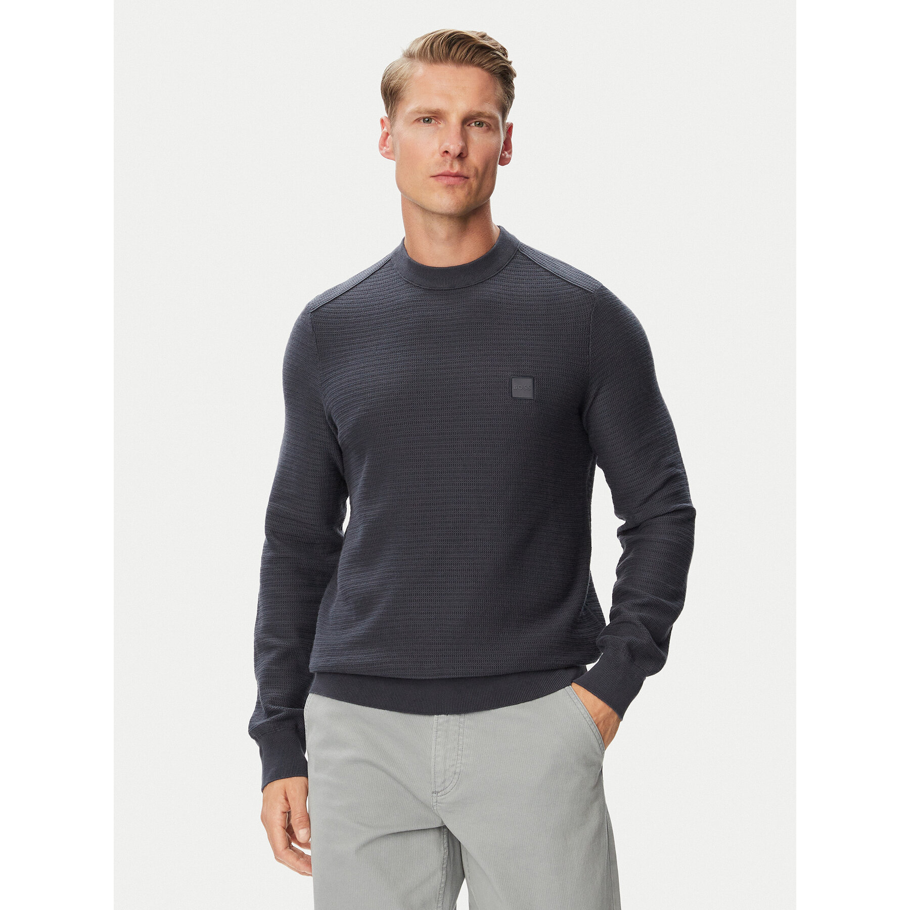 BOSS Pullover Arion 50527584 Dunkelblau Regular Fit
