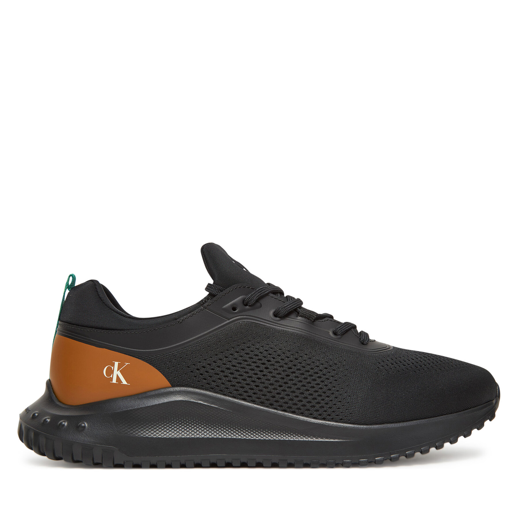Snīkeri Calvin Klein Jeans Eva Runner Tech Knit YM0YM01293 Melns