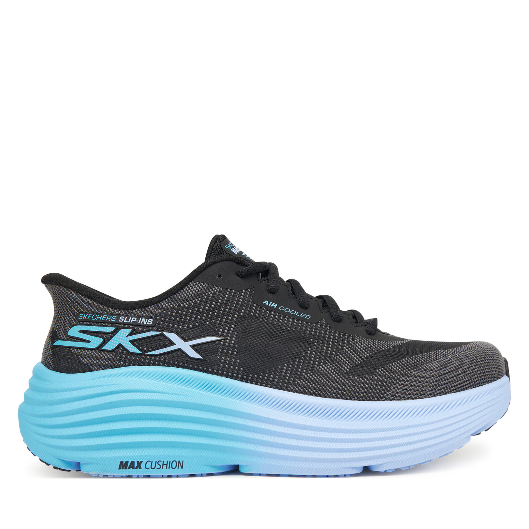 Scarpe running Skechers Max Cushioning Endeavour 129473/BKBL Nero