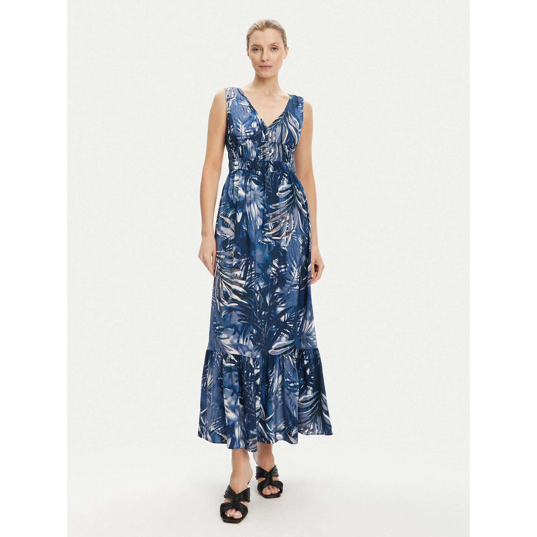 Tatuum Sommerkleid Leti T2509.196 Dunkelblau Regular Fit