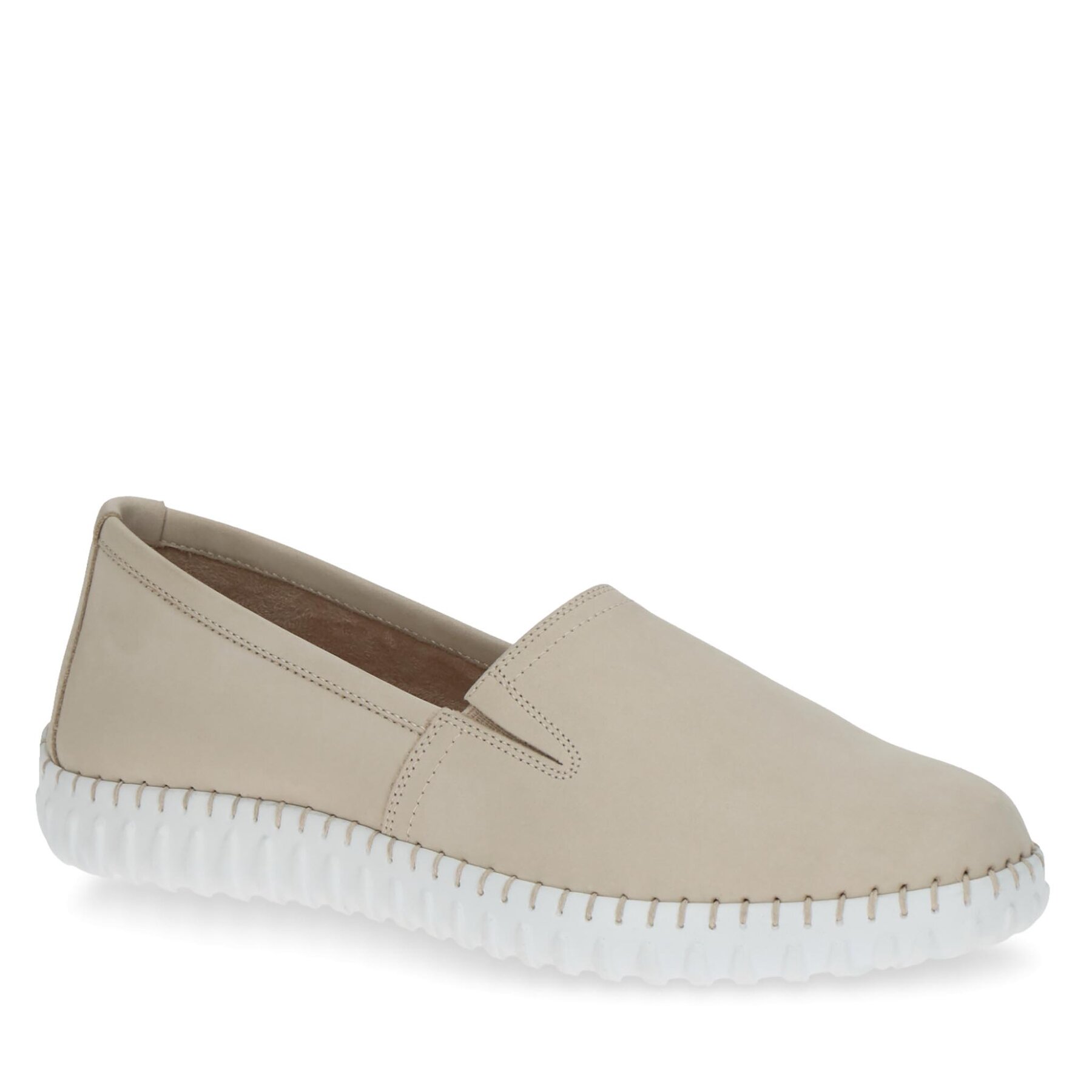 Nizki čevlji Caprice 9-24652-20 Beige Nubuc 401