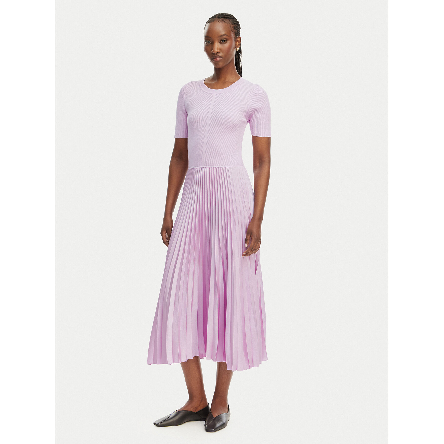 BOSS Kleid für den Alltag Fadridi 50535658 Violett Regular Fit