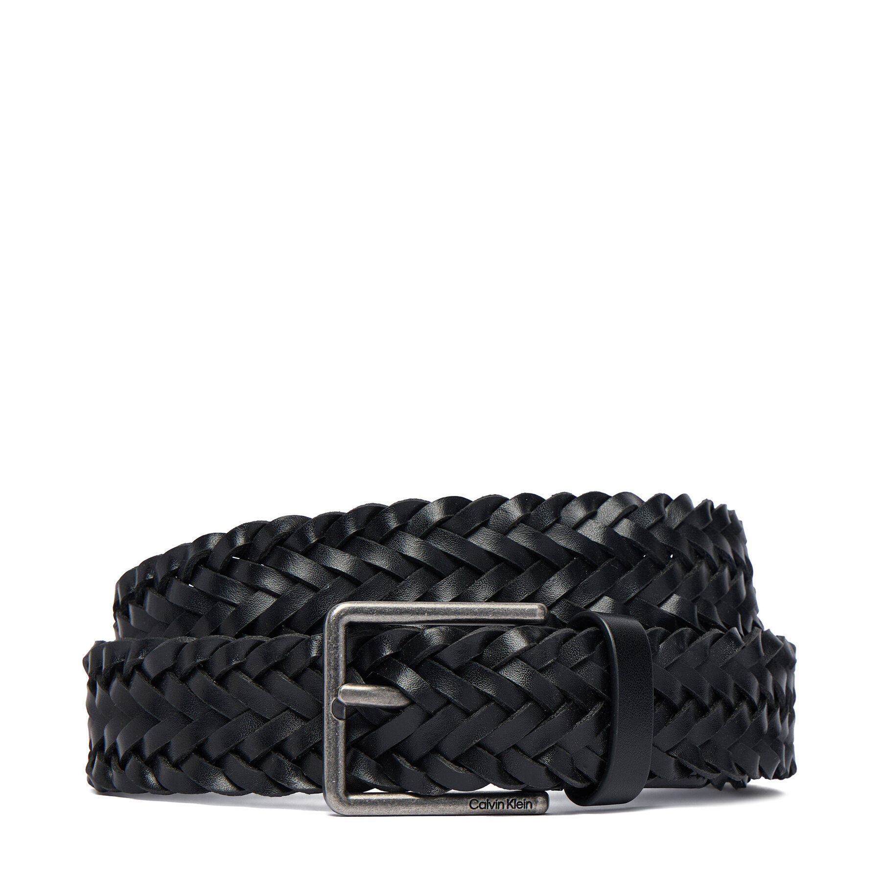 Curea Calvin Klein Warmth Buckle Woven 35Mm Fixed - LV04D7061G Negru