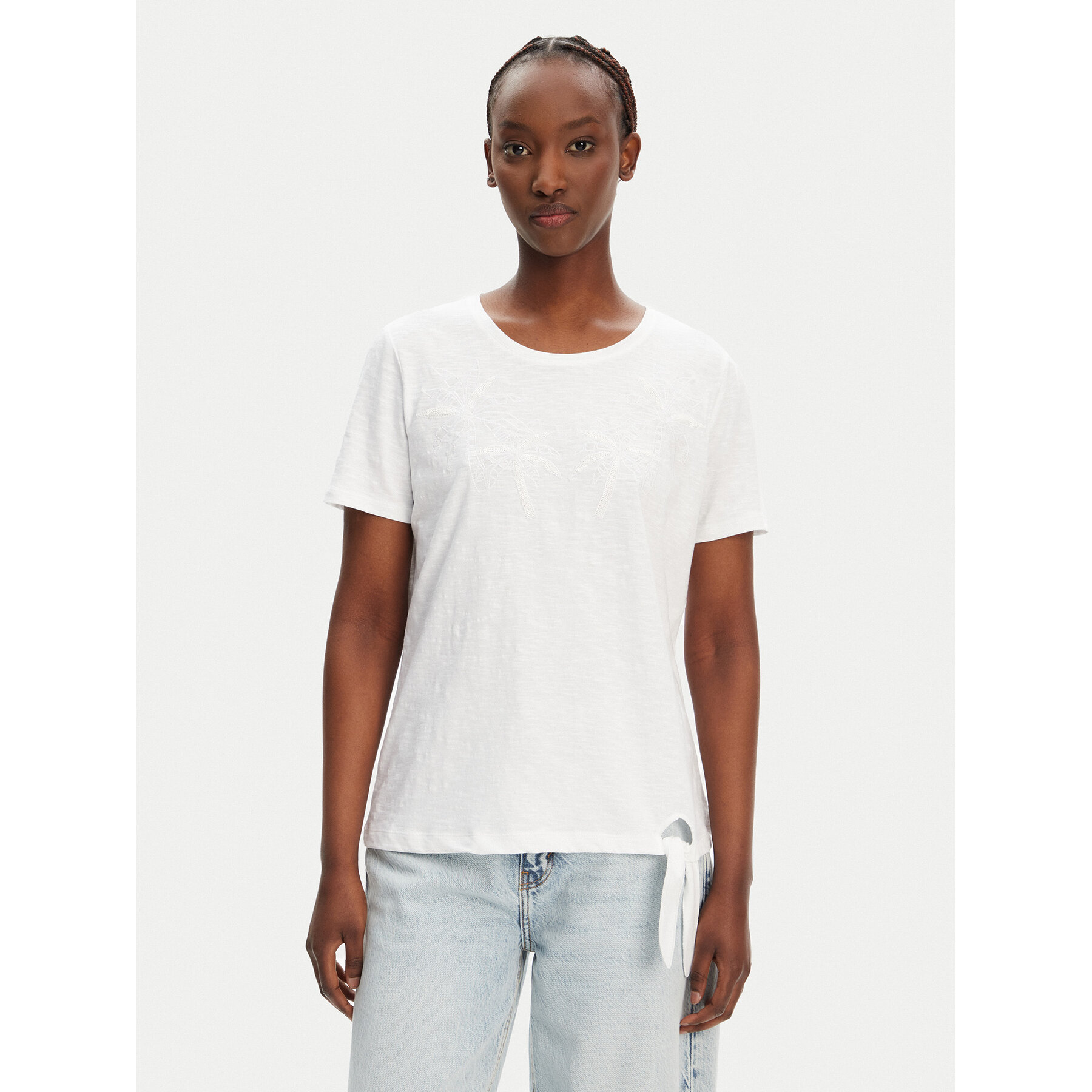 Olsen Olsen T-Shirt 11104823 Λευκό Regular Fit