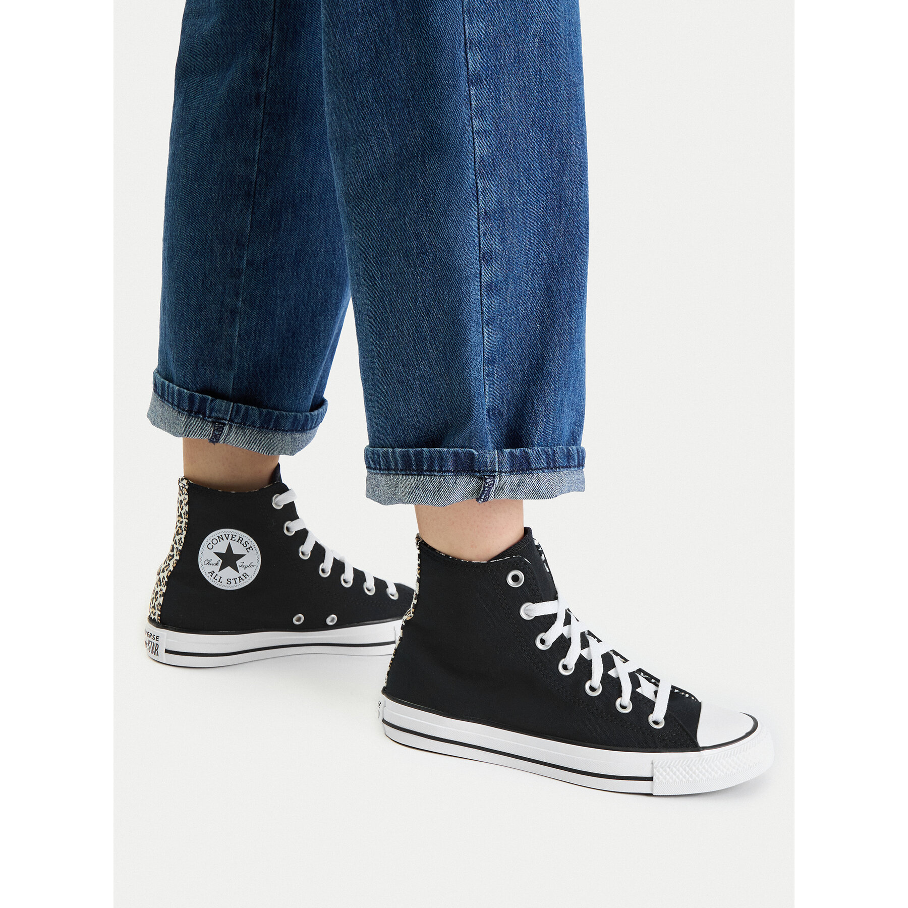 Plátenky Converse Chuck Taylor All Star Leopard A14940C Čierna