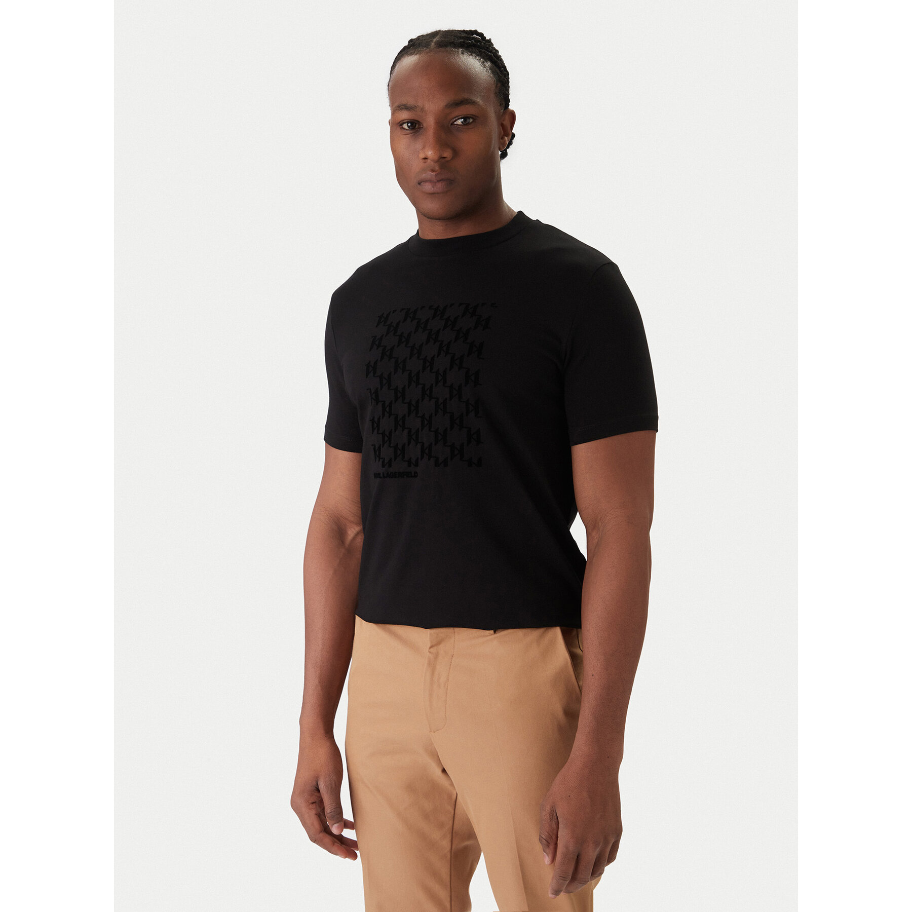 KARL LAGERFELD T-Shirt 755040 561221 Schwarz Regular Fit