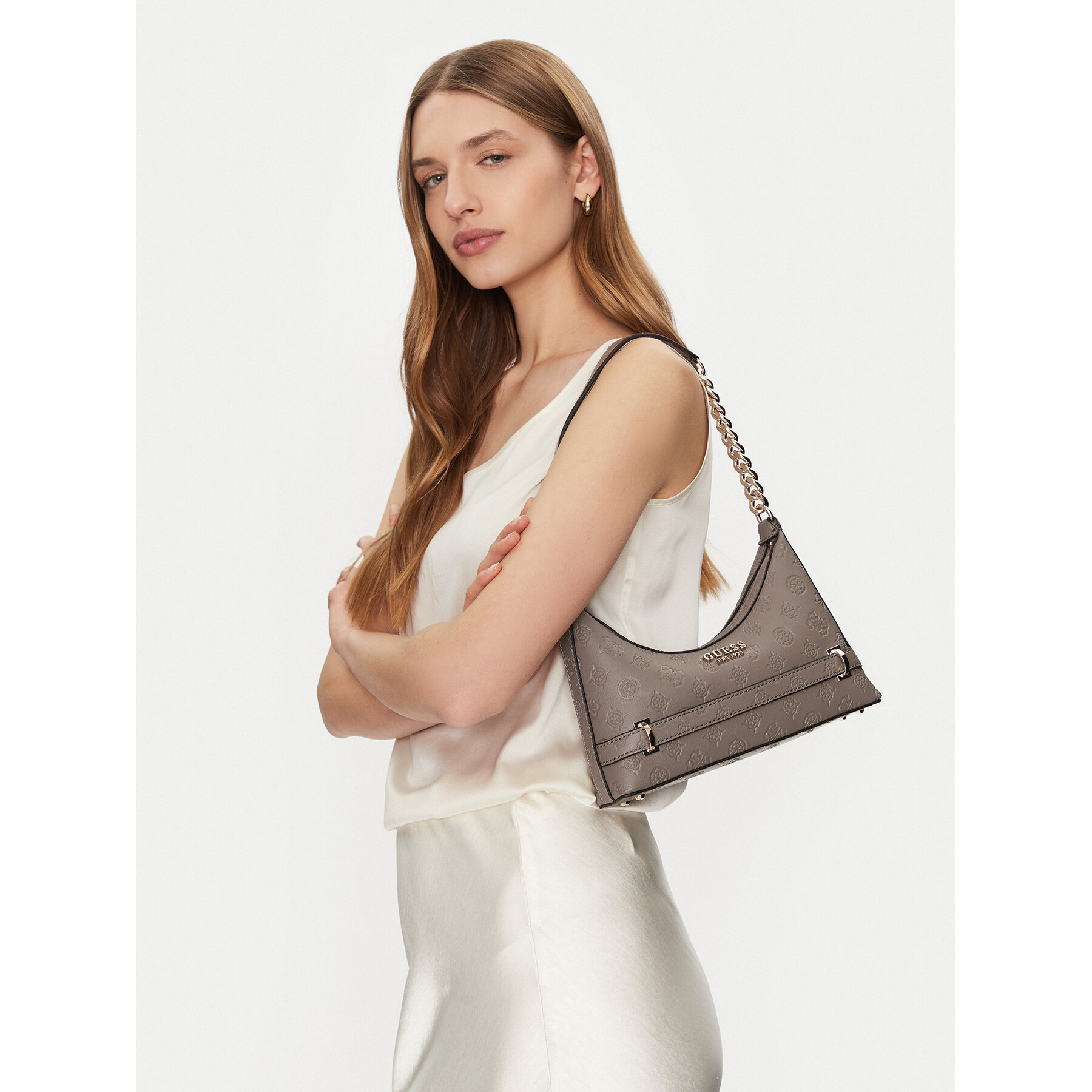 Geantă Guess HWPD96 30180 Maro