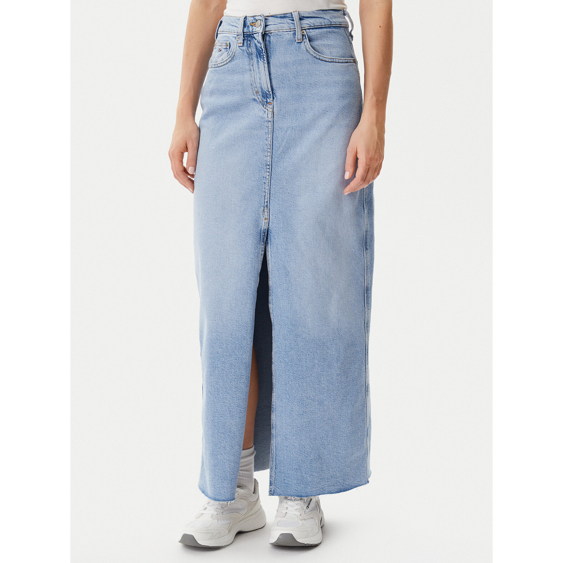 Tommy Jeans Jeansrock Claire DW0DW20581 Blau Regular Fit