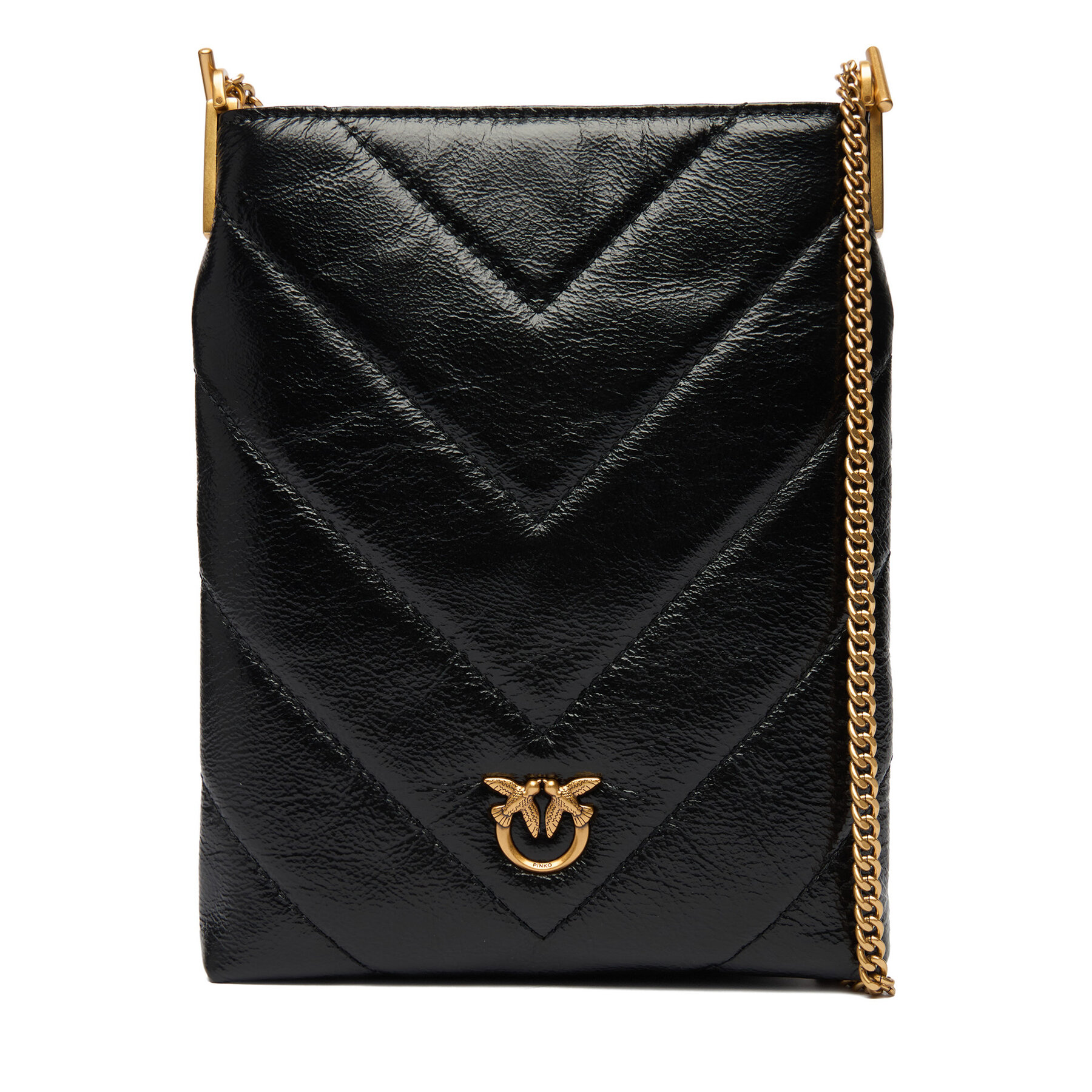 Geantă PINKO Flat Satchel AI 25-26 PCPL 105352 A2W2 Negru