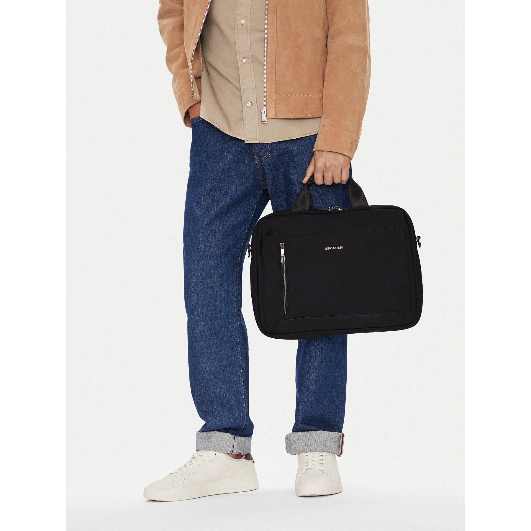 Geantă pentru laptop Gino Rossi C-GIN-K-011-CCC-06 Negru