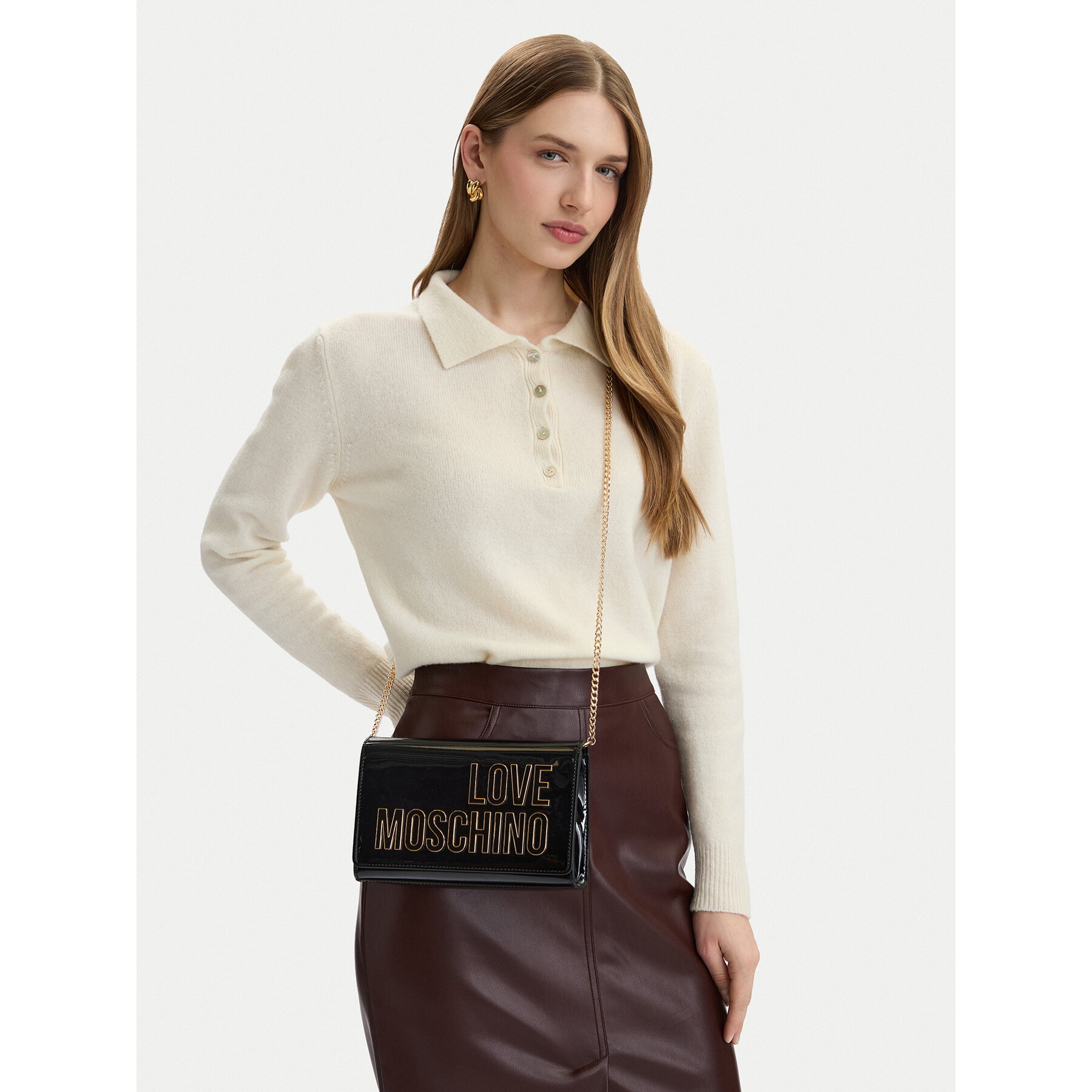 Τσάντα LOVE MOSCHINO JC4251PP0OKE100A Μαύρο