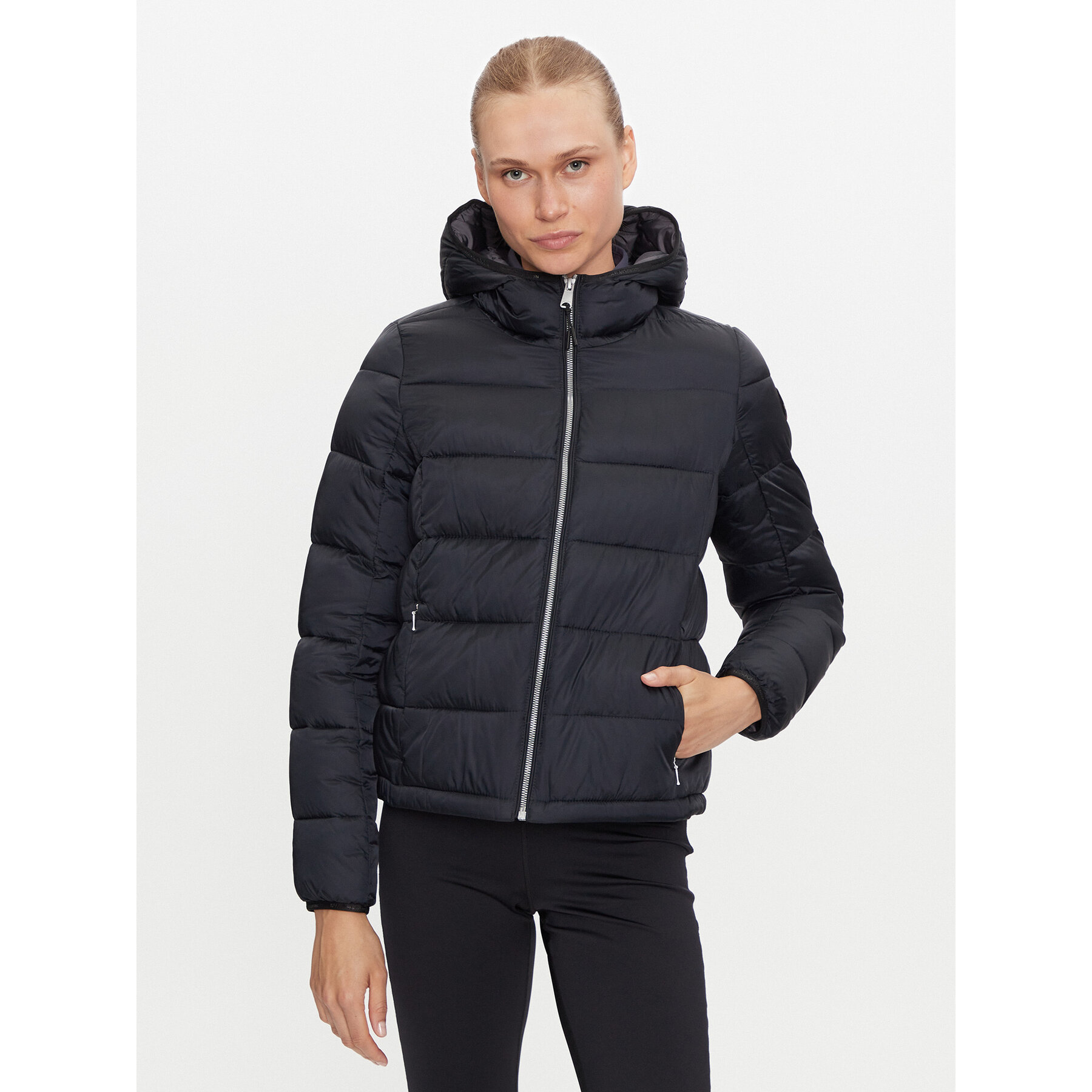 Napapijri Winterjacke Aerons Rise NP0A4HCS Schwarz Regular Fit