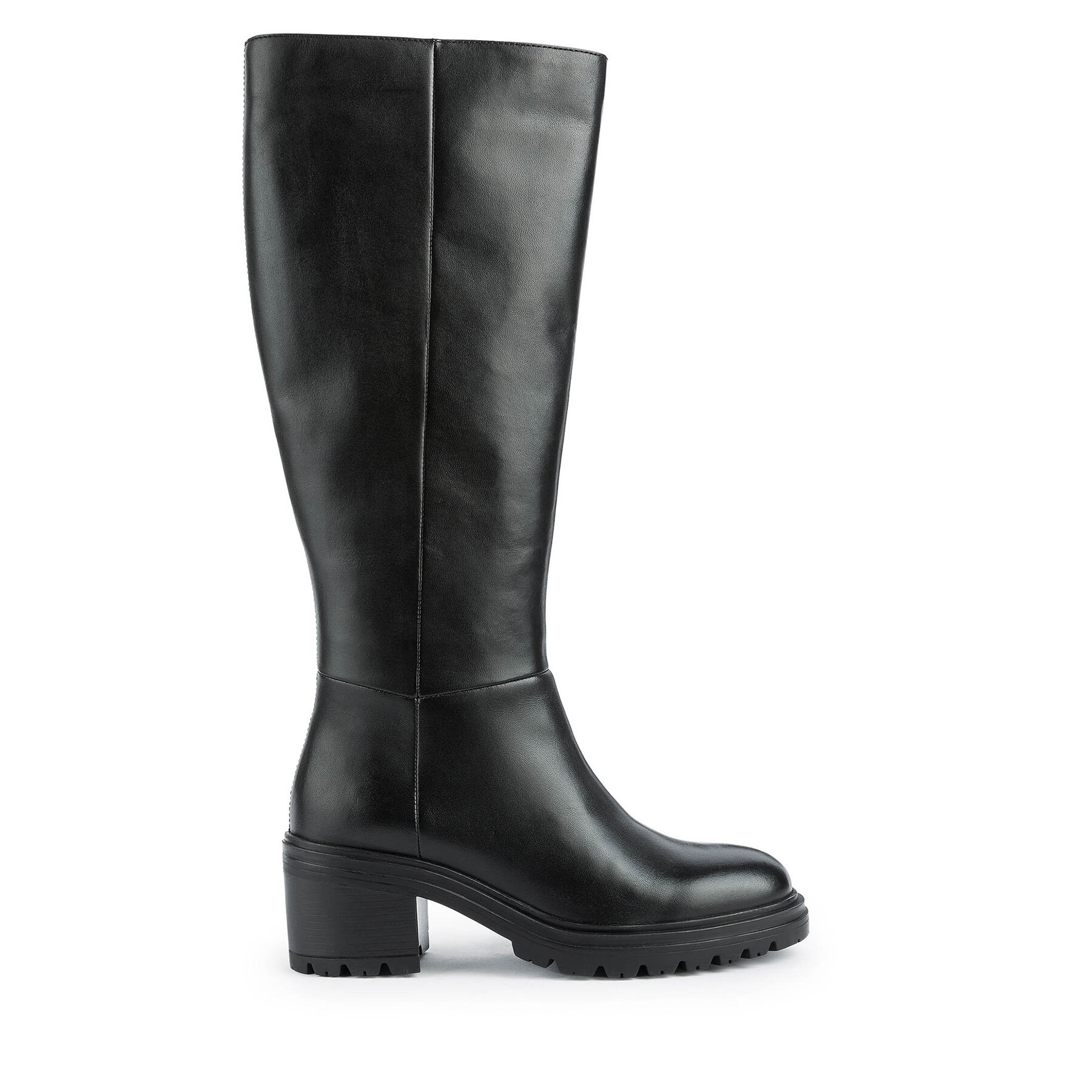 Kozačky Geox D Damiana D26QCJ 00043 C9999 Černá