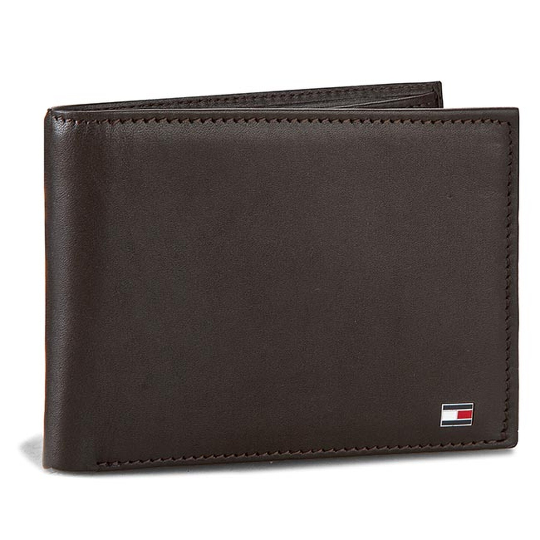 Stor herrplånbok Tommy Hilfiger Eton Cc And Coin Pocket AM0AM00651/83361 Brun
