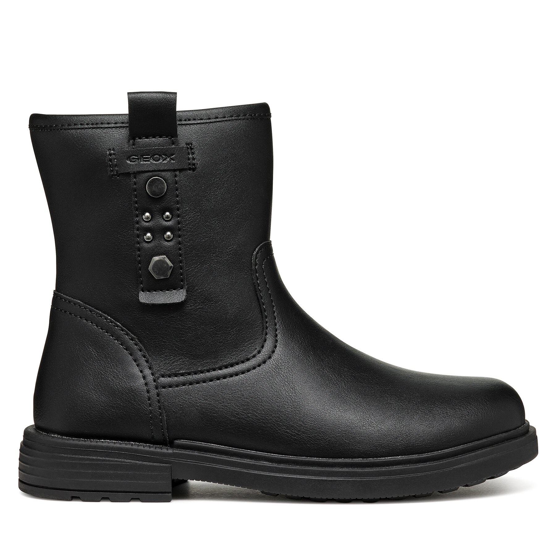 Čižmy Geox Jr Eclair J469QI 0009F C9999 D Čierna