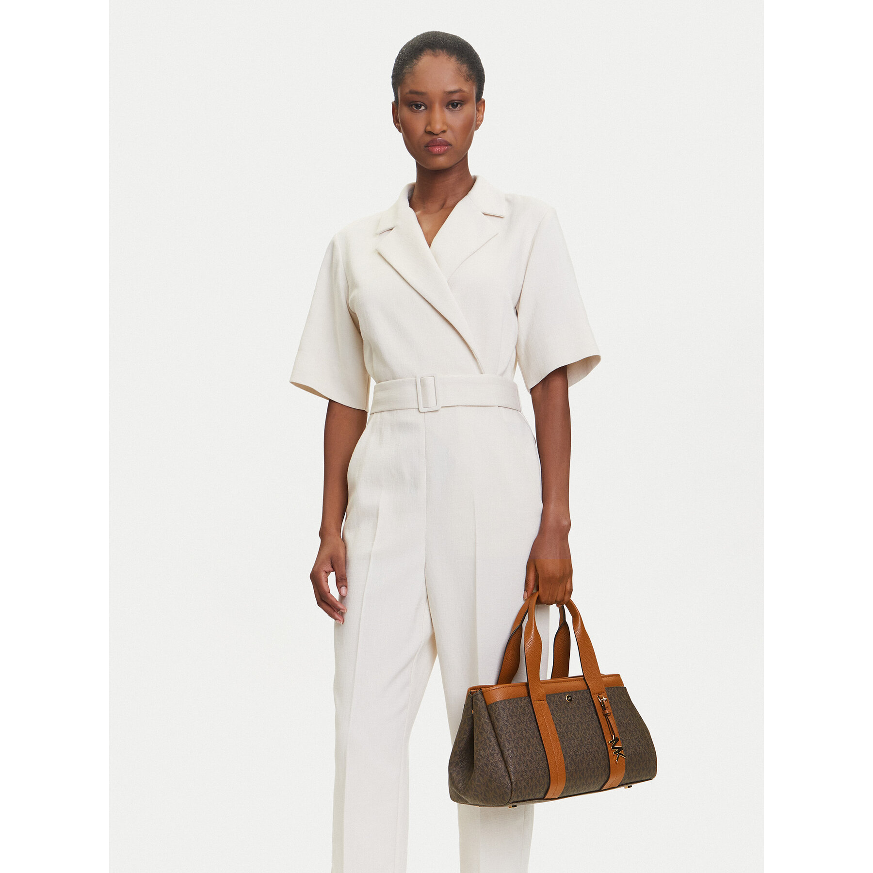 Дамска чанта MICHAEL Michael Kors Romee 30T5G1ZS1B Кафяв