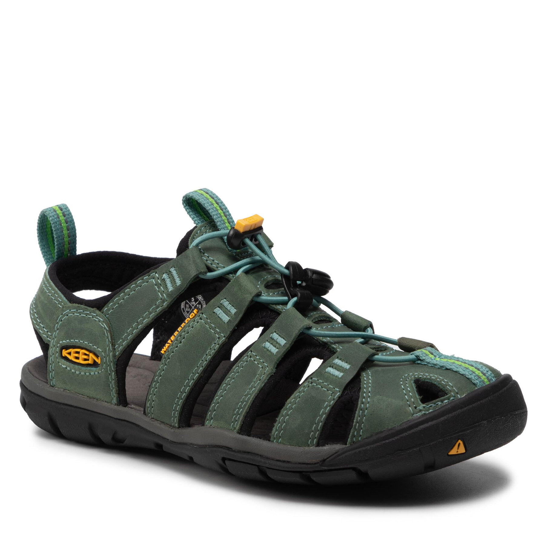 Sandale Keen Clearwather Cnx Leather 1014371 Mineral Blue/Yellow 1014371 imagine super redus 2022