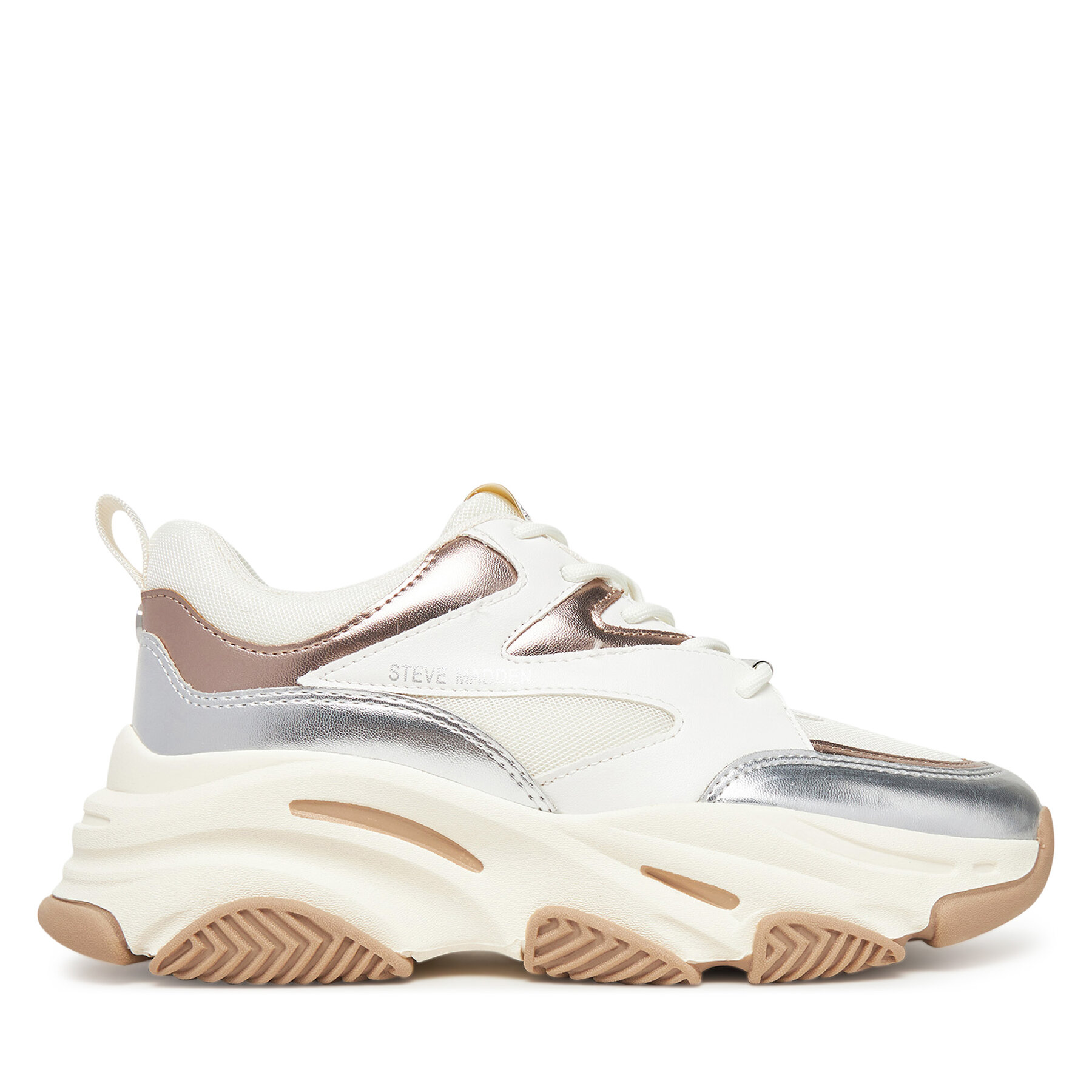 Sneakersy Steve Madden Progressive SM19000096 Strieborná