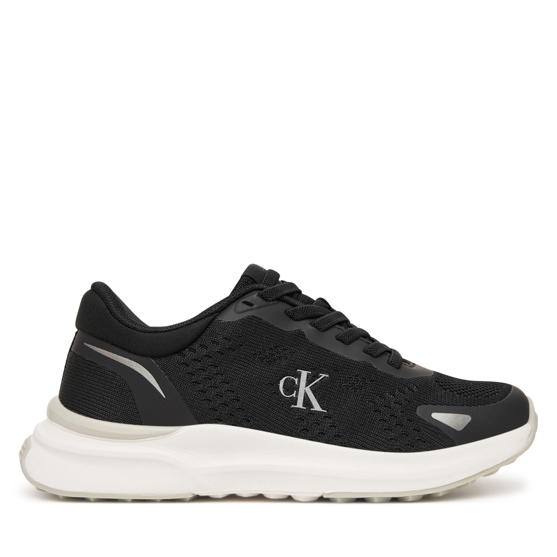Sneakersy Calvin Klein Low Cut Lace-Up V3X9-83311-1903 S Čierna