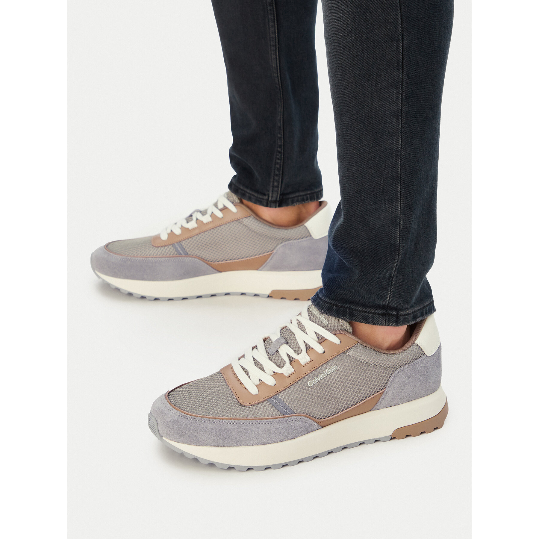 Tenisice Calvin Klein City Runner Laceup Ny-Rec Su HM0HM02215 Bež