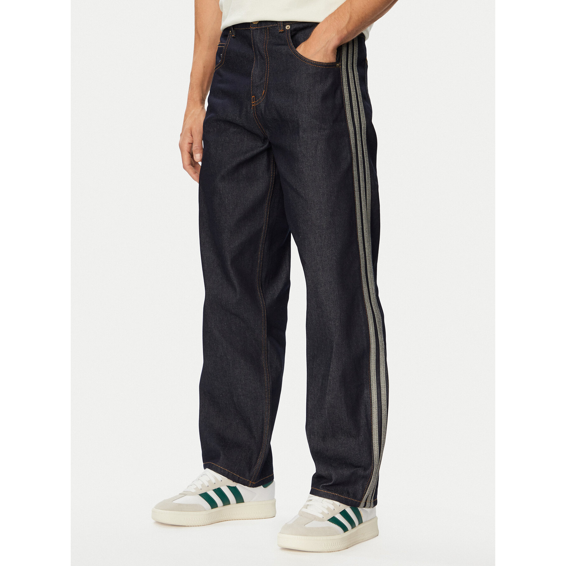 adidas Jeans Firebird Adicolor KS6924 Dunkelblau Regular Fit