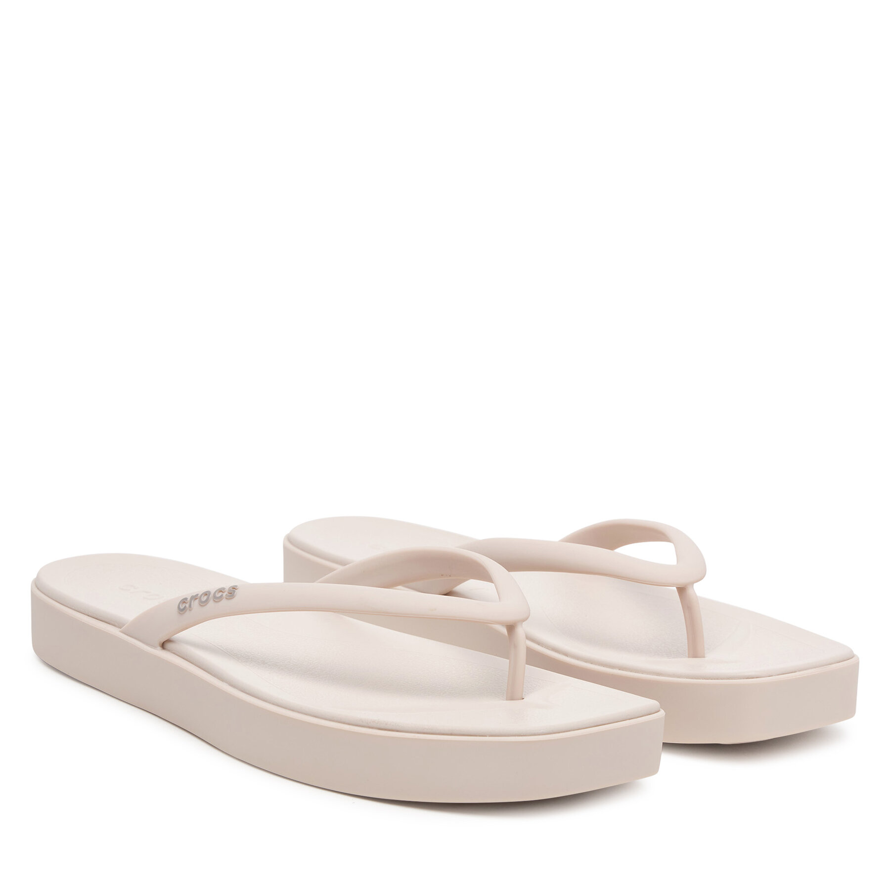 Джапанки Crocs Miami Square Flatform Flip 214161 Кафяв