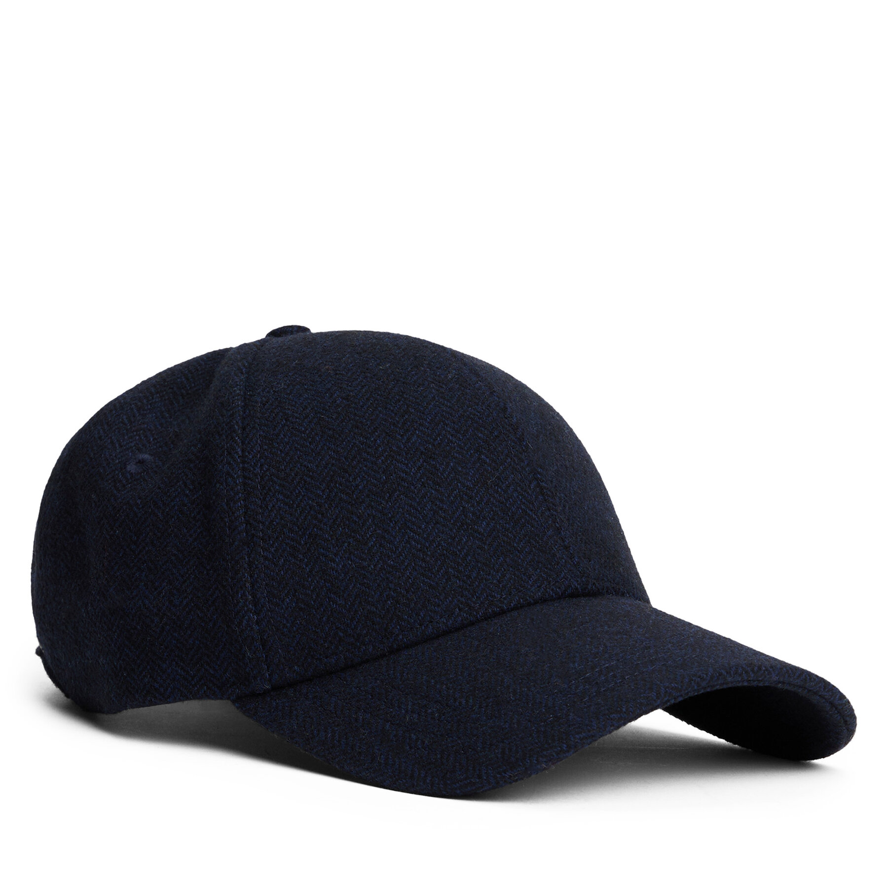 Șapcă Tommy Hilfiger Th Flag Herringbone 6 Panel Cap AM0AM13784 Bleumarin