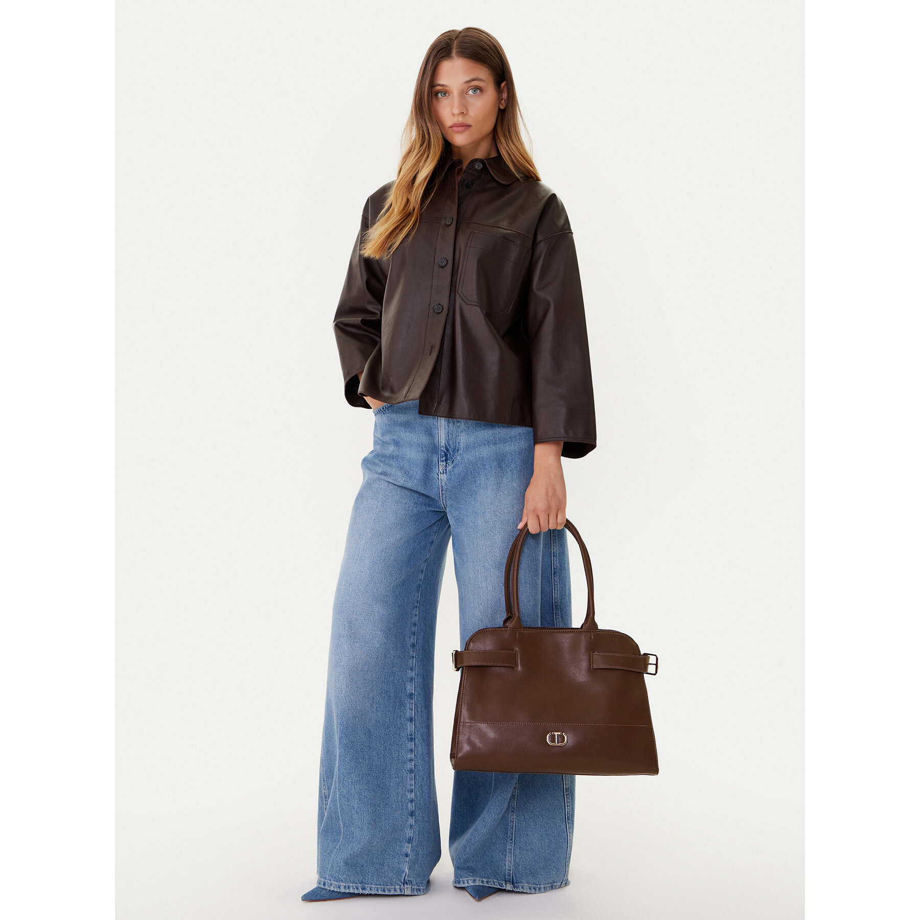 Borsetta TWINSET 252TB7020 Marrone