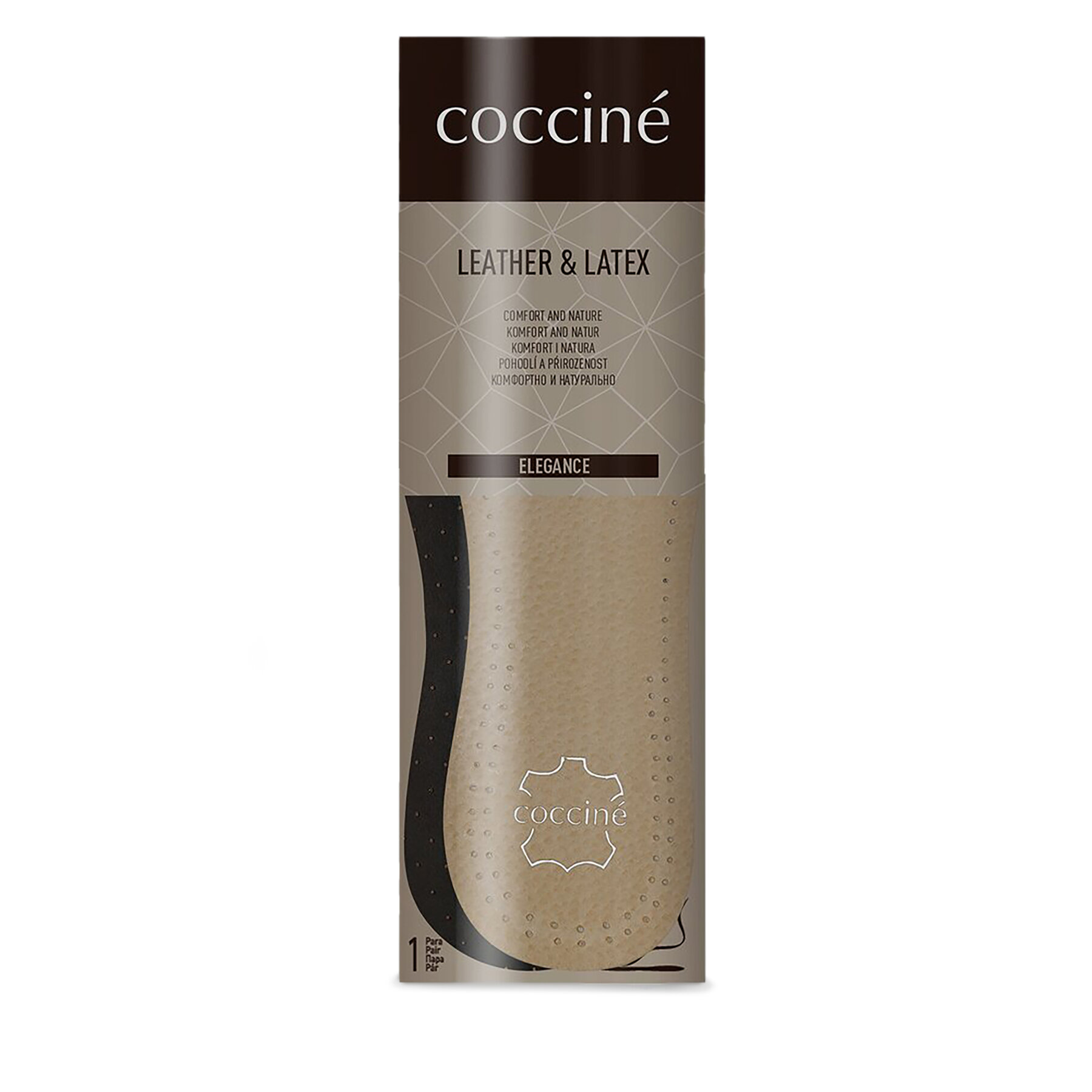 Стелки Coccine Leather&Latex Бежов