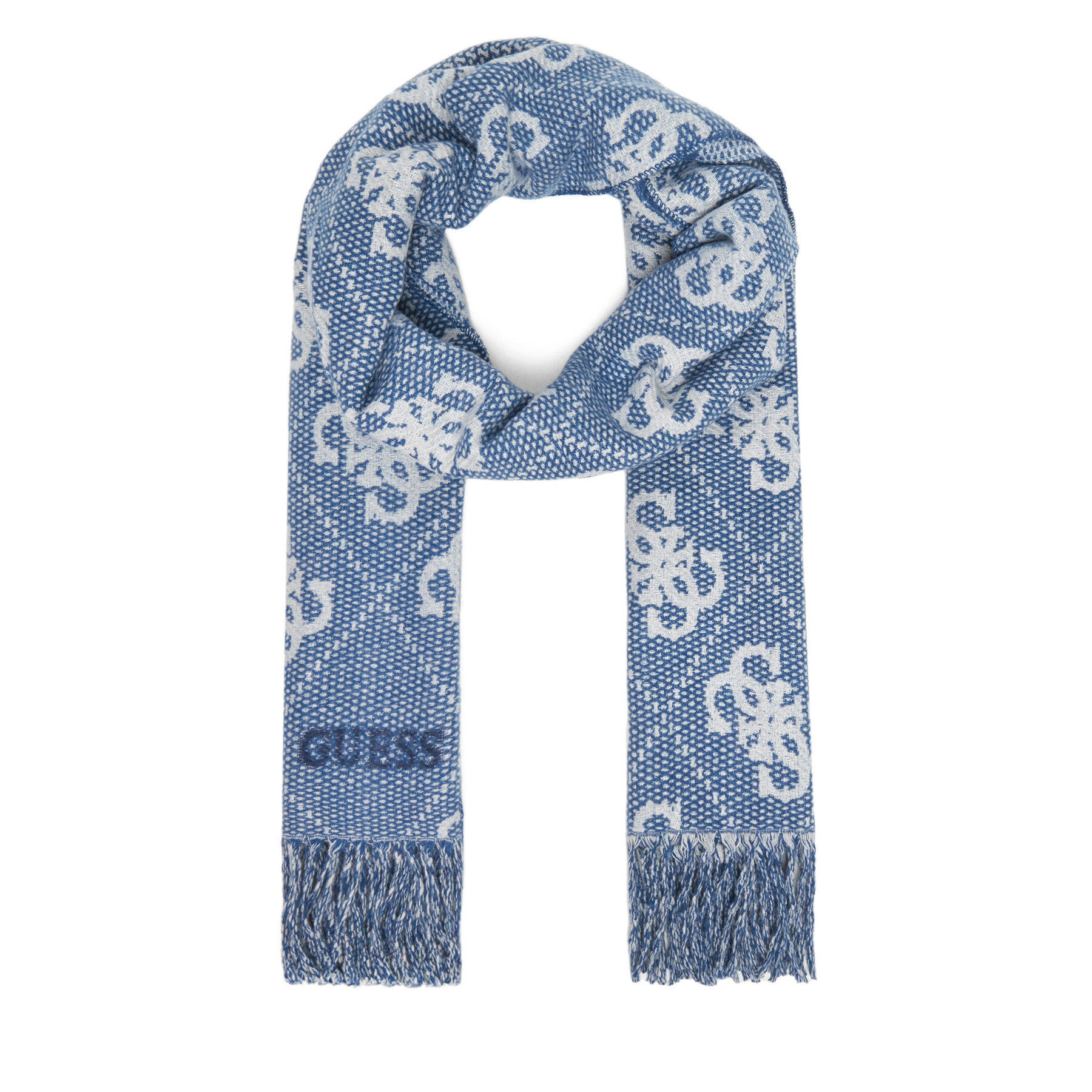 Fular Guess AM9562POL03 Albastru celest