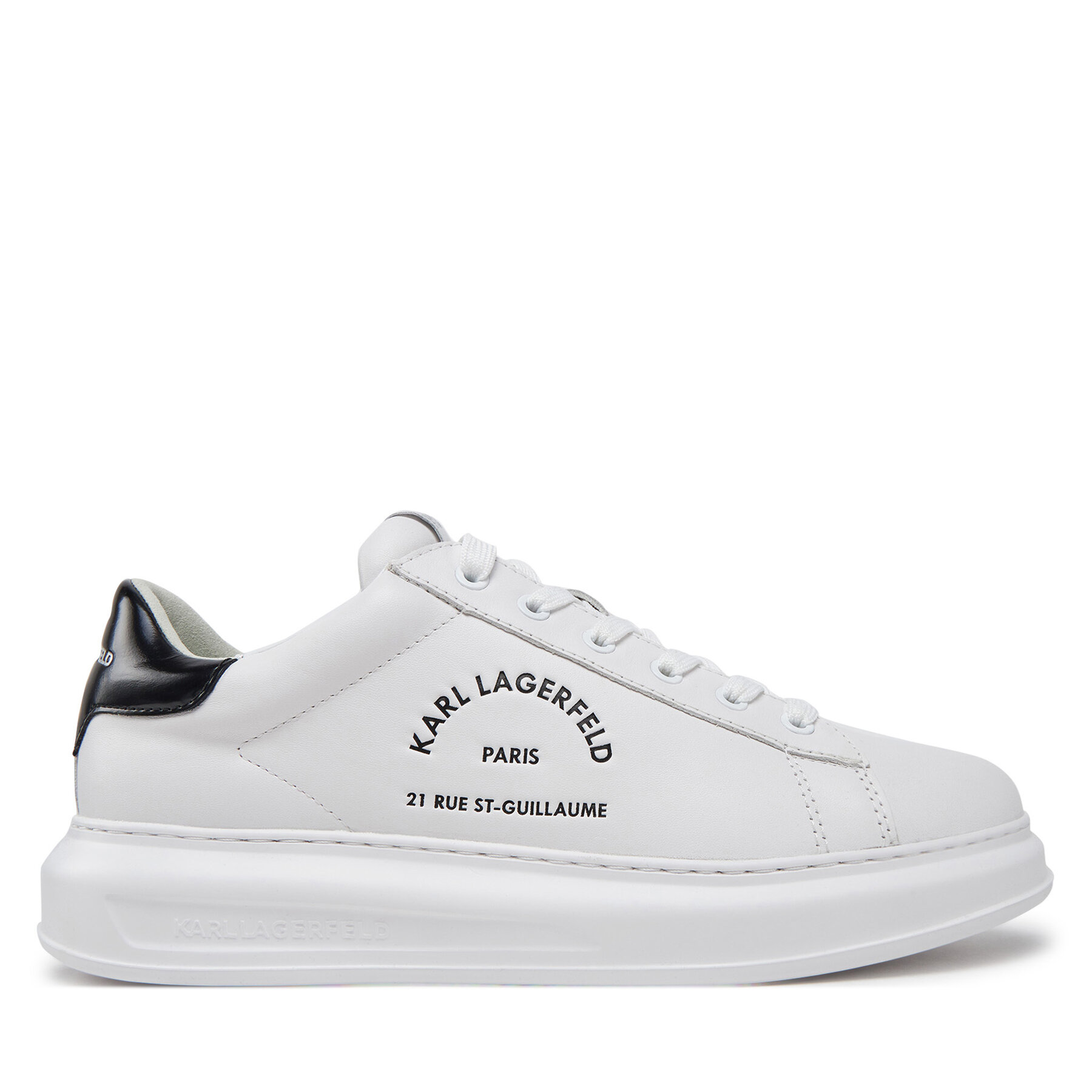 Sneakers KARL LAGERFELD Kapri KL52538K Alb
