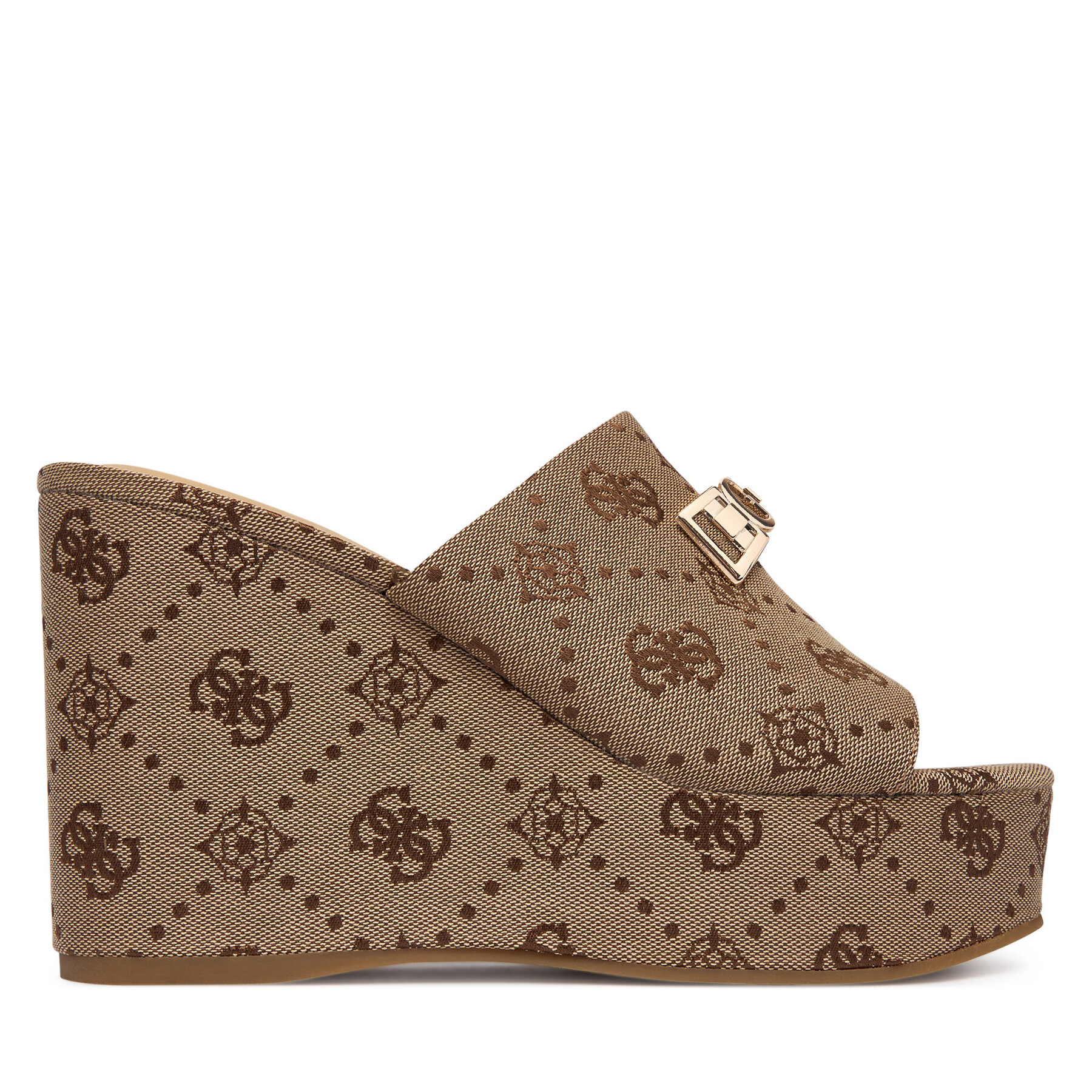 Şlapi Guess FLJEVZ FAL04 Bej deschis