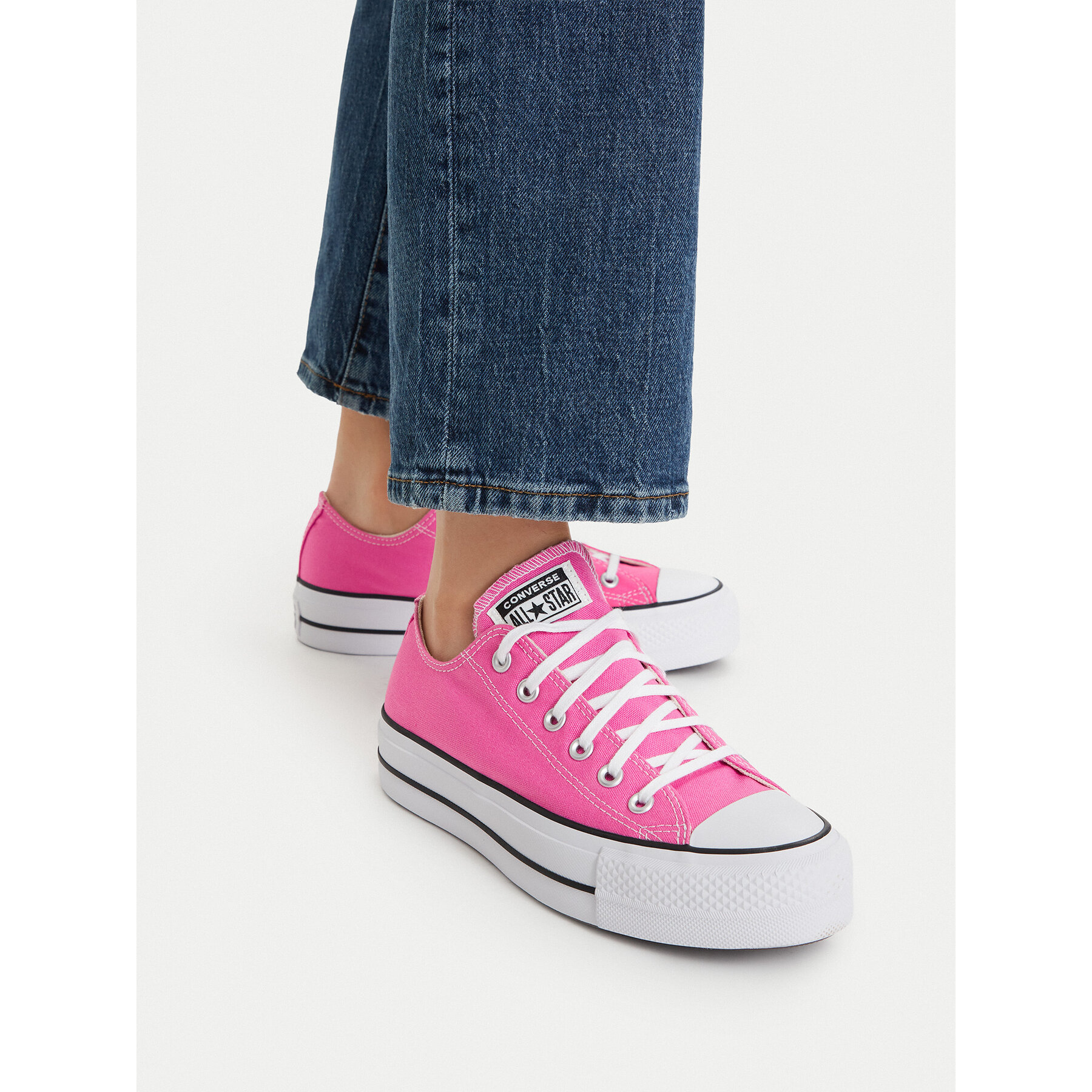 Plátěnky Converse Chuck Taylor All Star Lift Platform A16104C Růžová