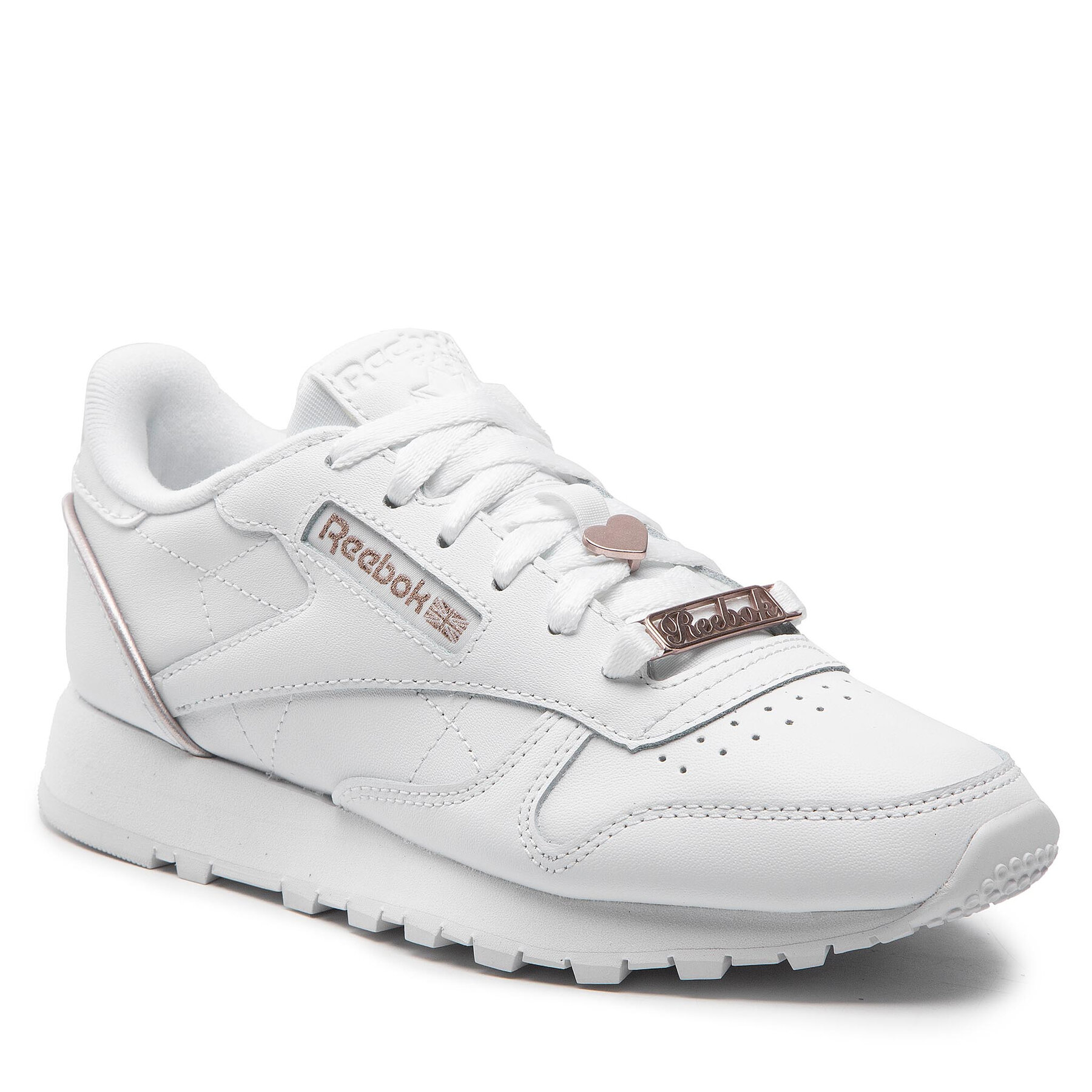Pantofi Reebok Classic Leather GZ1660 Ftwwht/Quamet/Ftwwht
