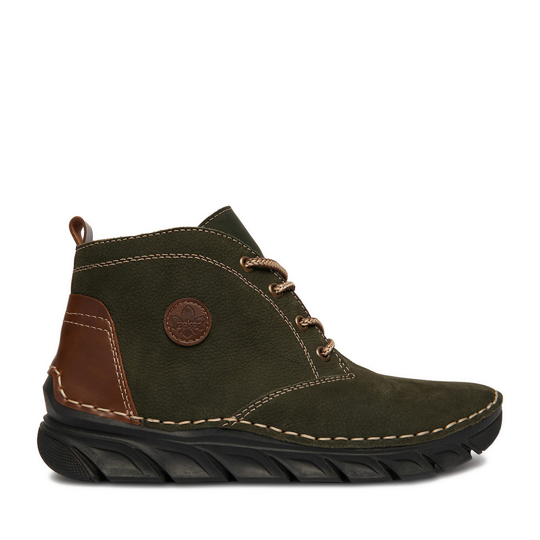 Gležnjarji Rieker CEO-55036-54 Temno zelena