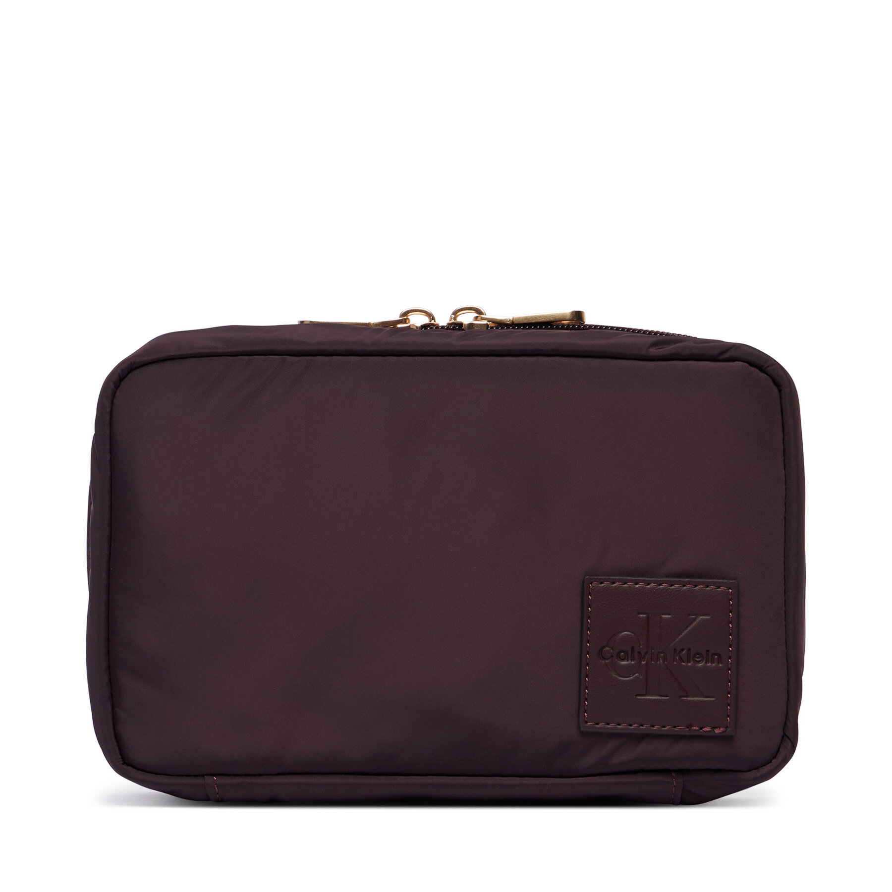 Geantă pentru cosmetice Calvin Klein Nylon Mix Cosmetic Pouch LV04F1310G Maro