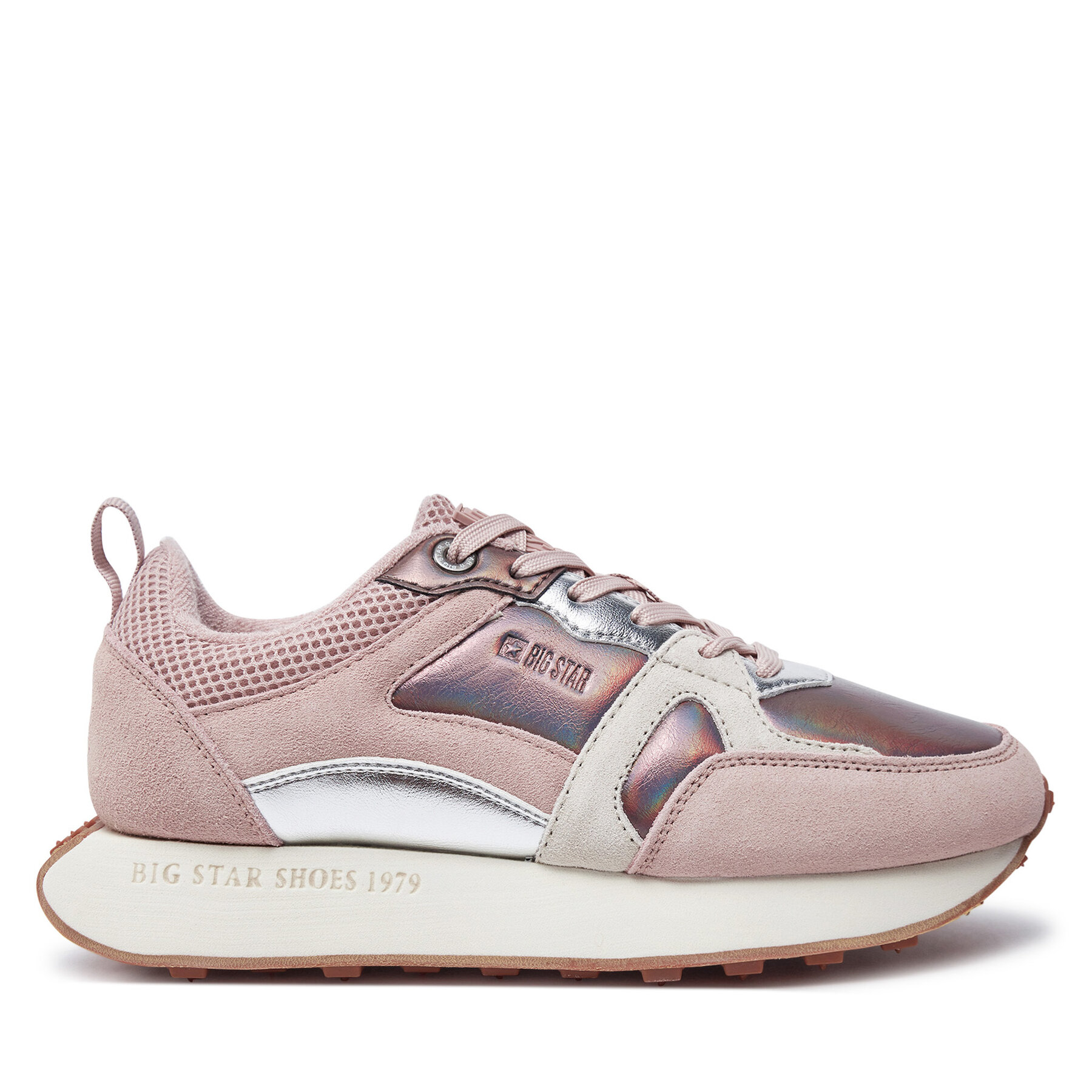 Damskie Sneakersy Big Star Shoes, Rozmiar 40 Różowy OO274546