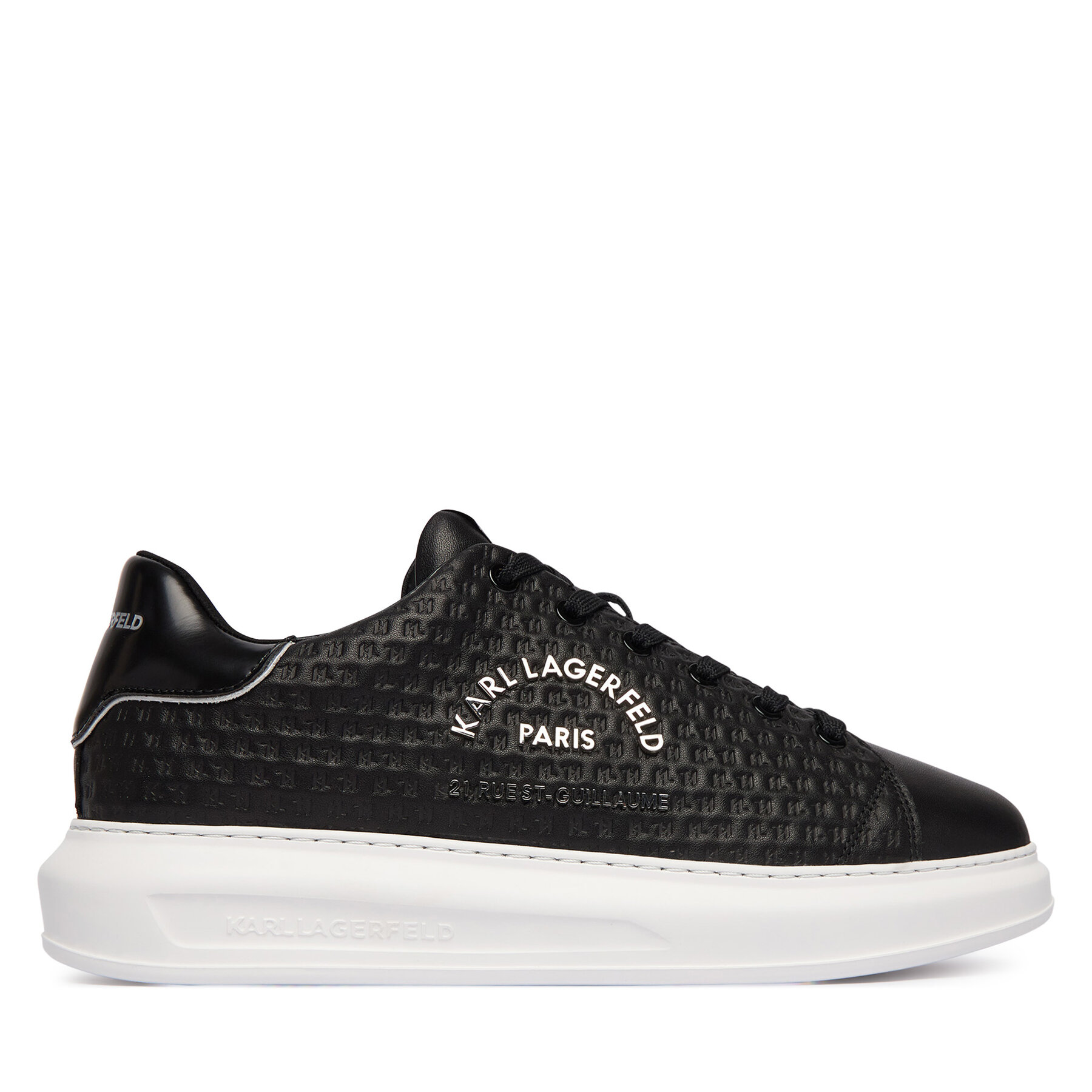 Sneakersy KARL LAGERFELD Kapri KL52536K Čierna