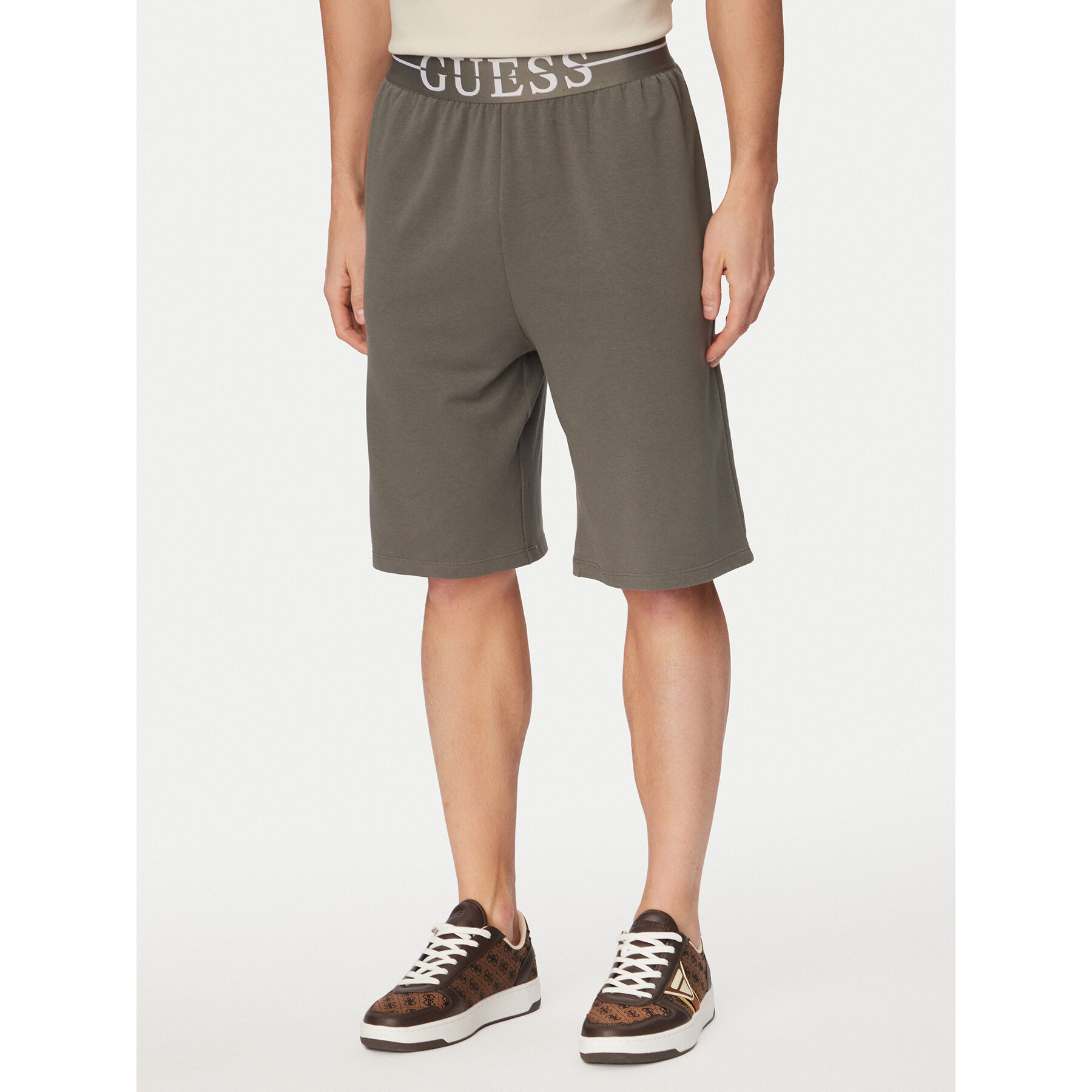 Guess Sportshorts U6GD00 KC241 Grau Regular Fit