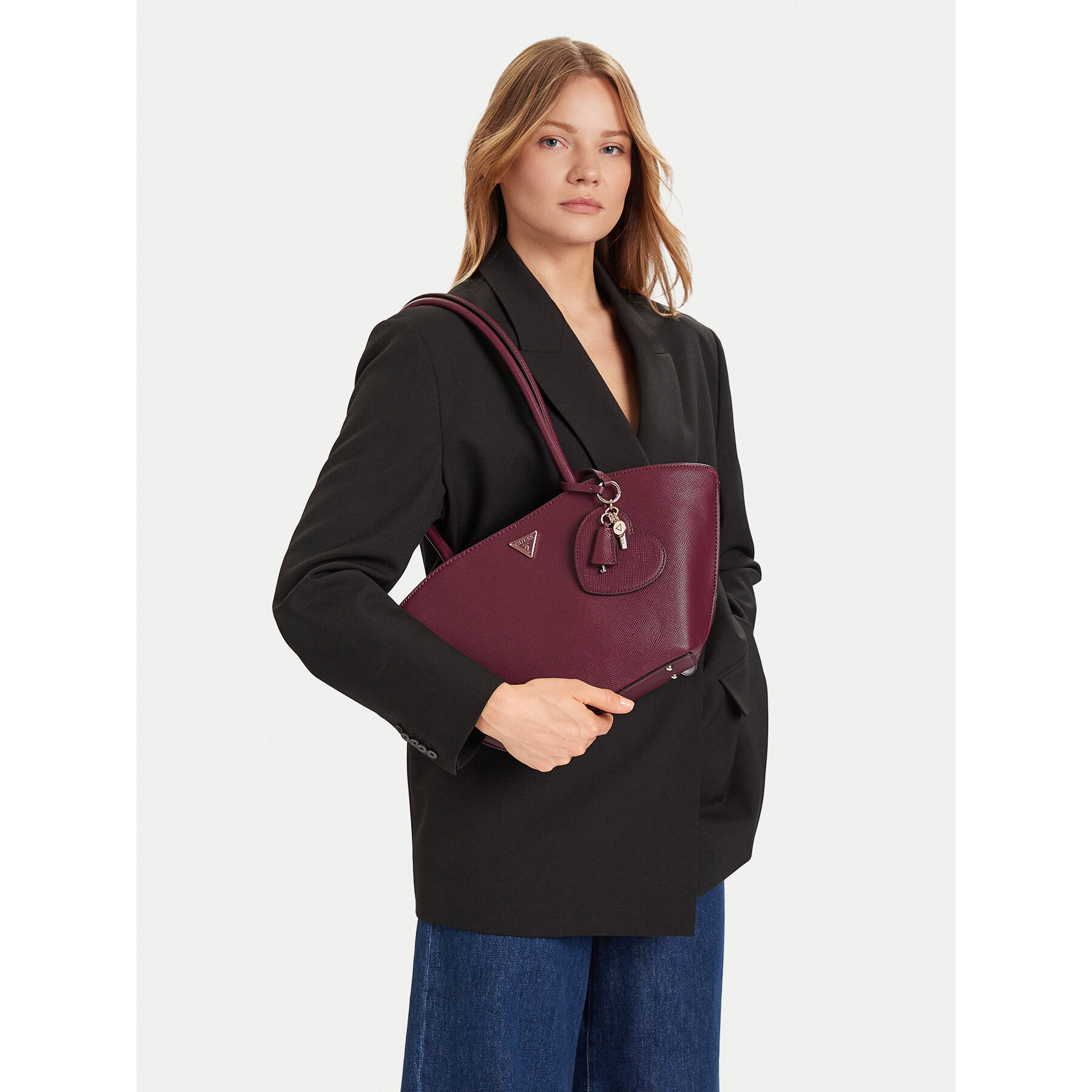 Дамска чанта Guess Bolena HWZG92 07090 Бордо