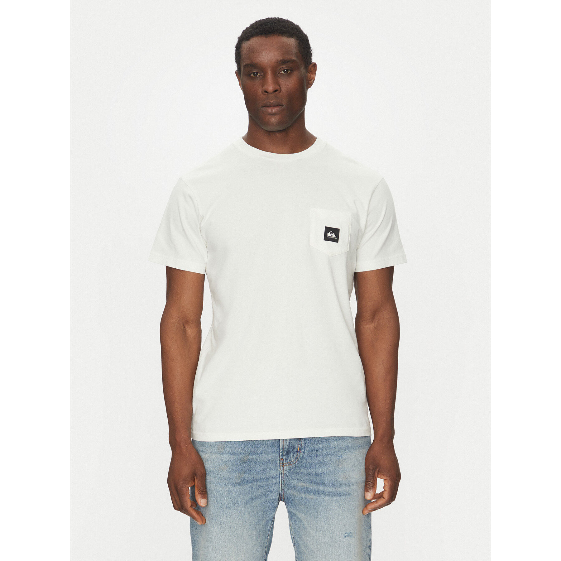 Quiksilver Póló EQYZT08035 Fehér Regular Fit