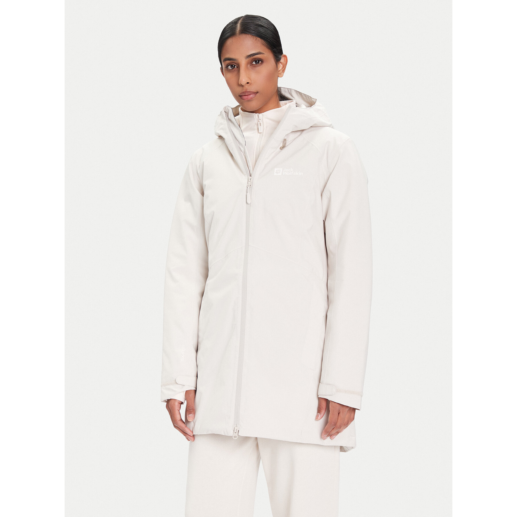 Jack Wolfskin Winterjacke Heidelstein Ins 1115681 Beige Regular Fit