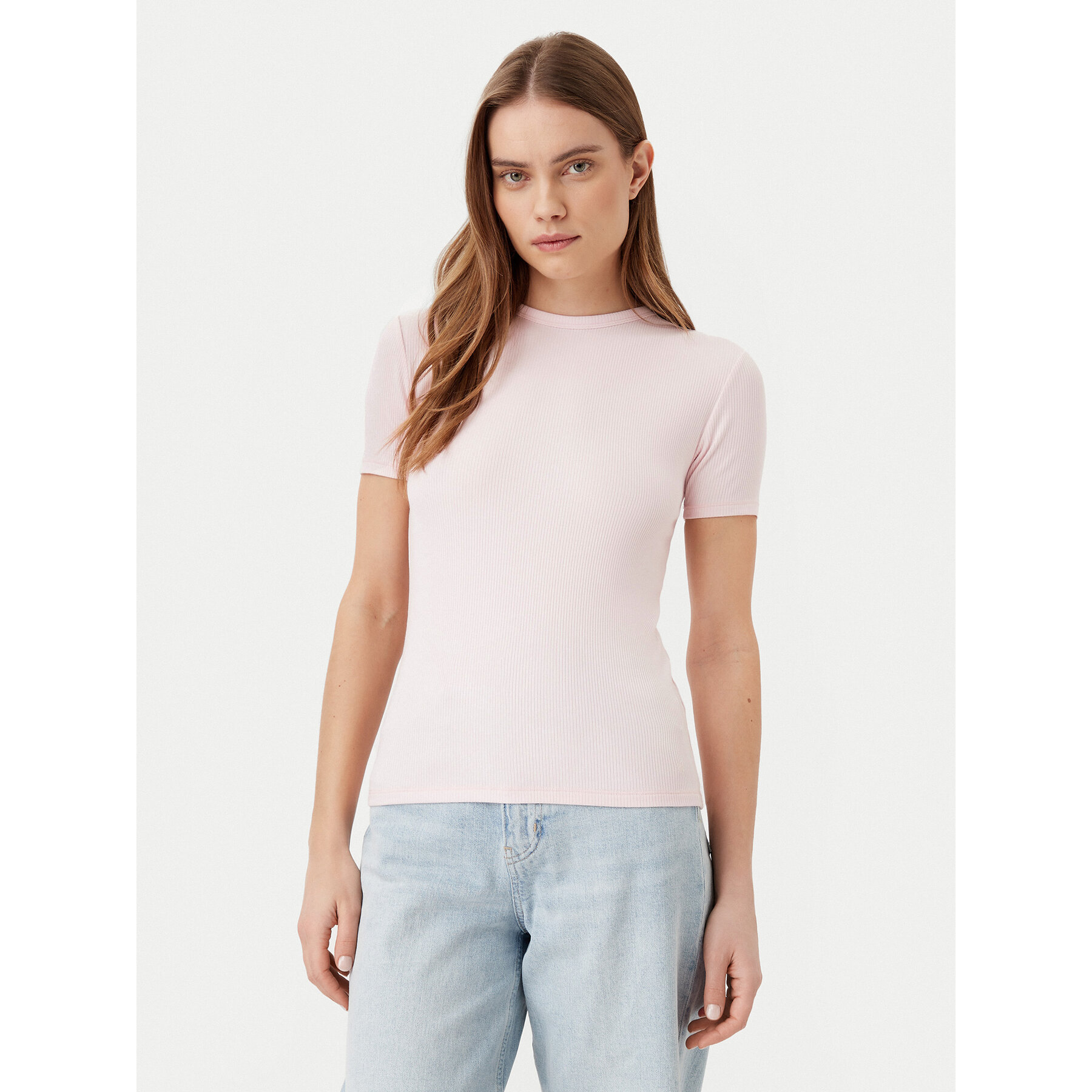 Calvin Klein Felső K20K208247 Rózsaszín Slim Fit