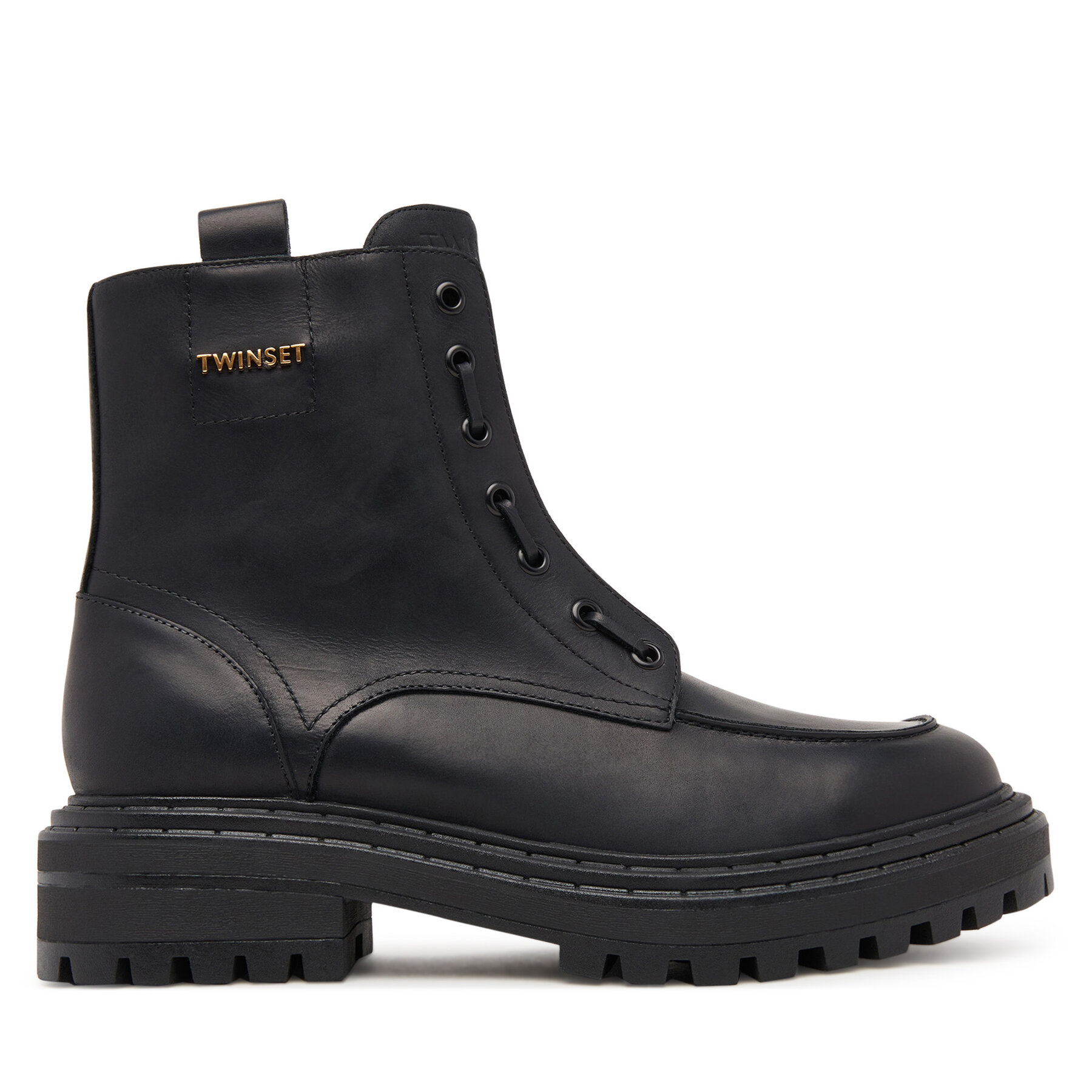 Bokacsizma TWINSET 252TCP184 Fekete
