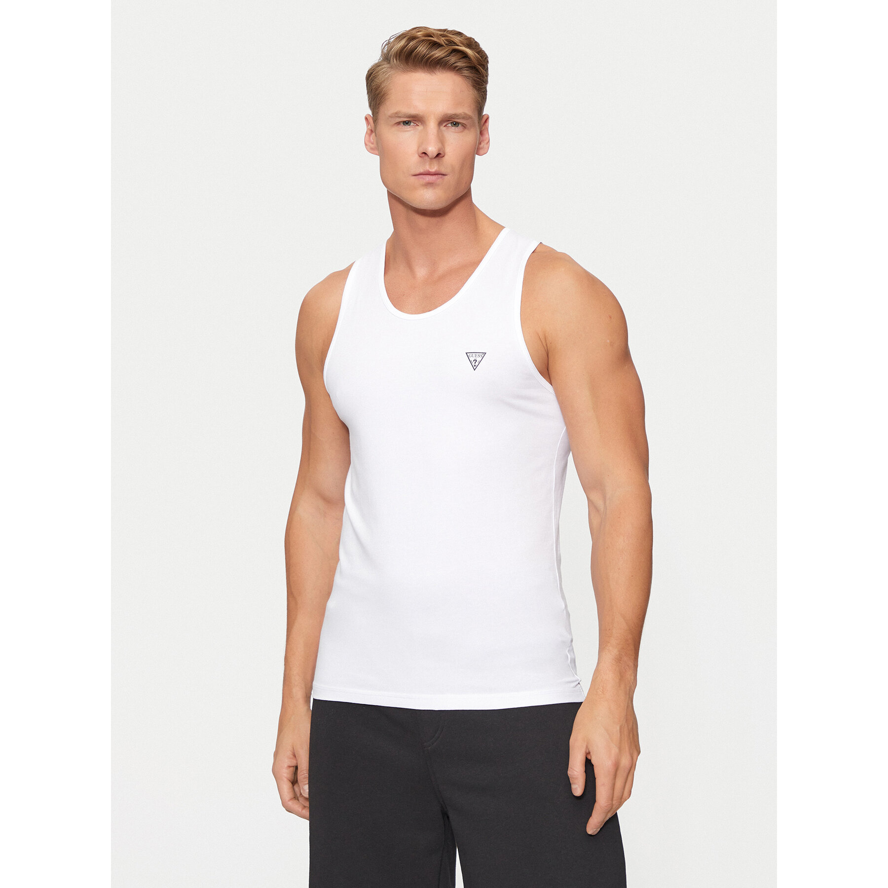 Guess Tank top U97M02 KCD31 Bijela Regular Fit